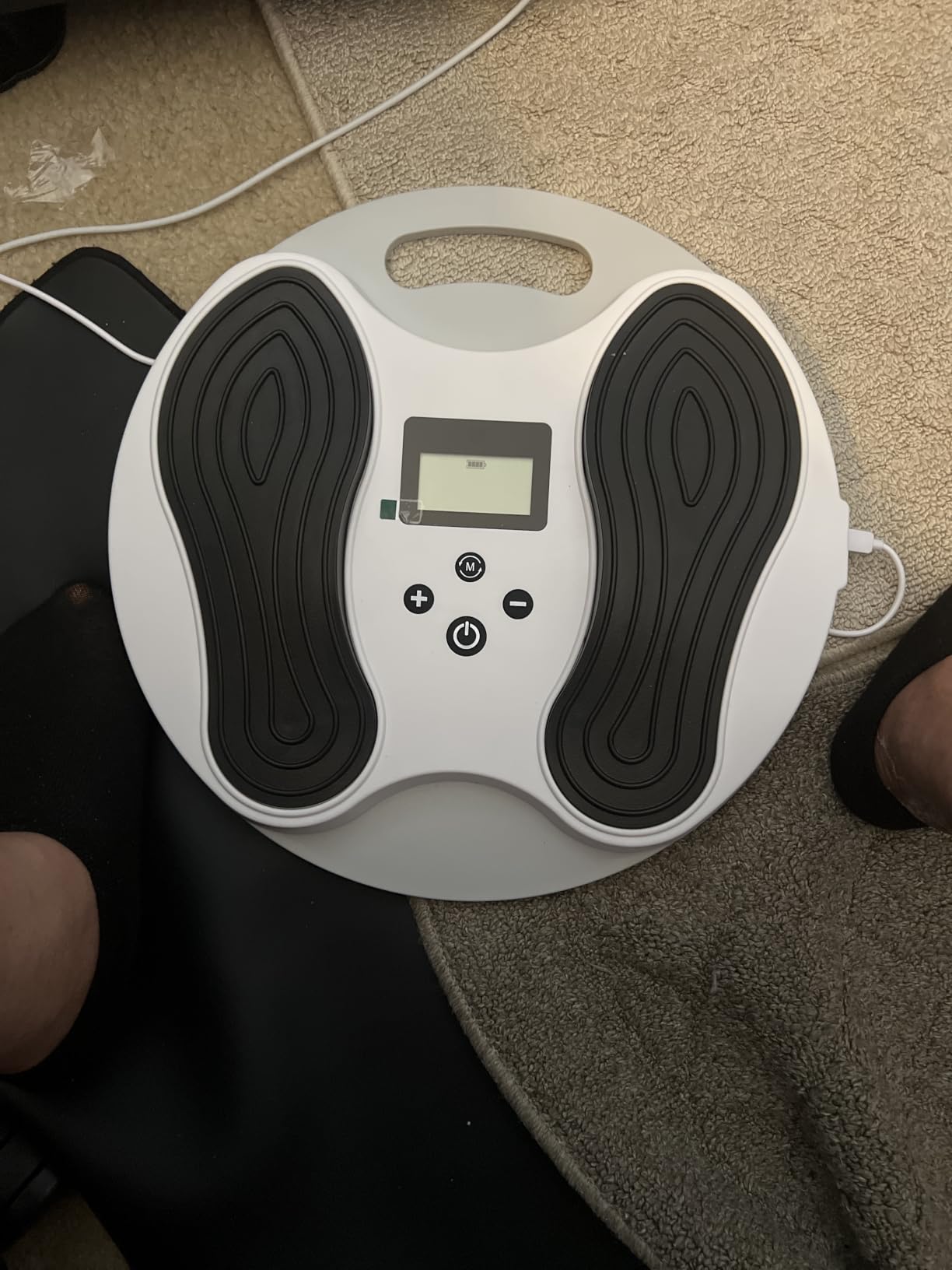 EMS Foot Massager for Neuropathy with 4 TENS Unit Muscle Stimulator Pads customer photo 1