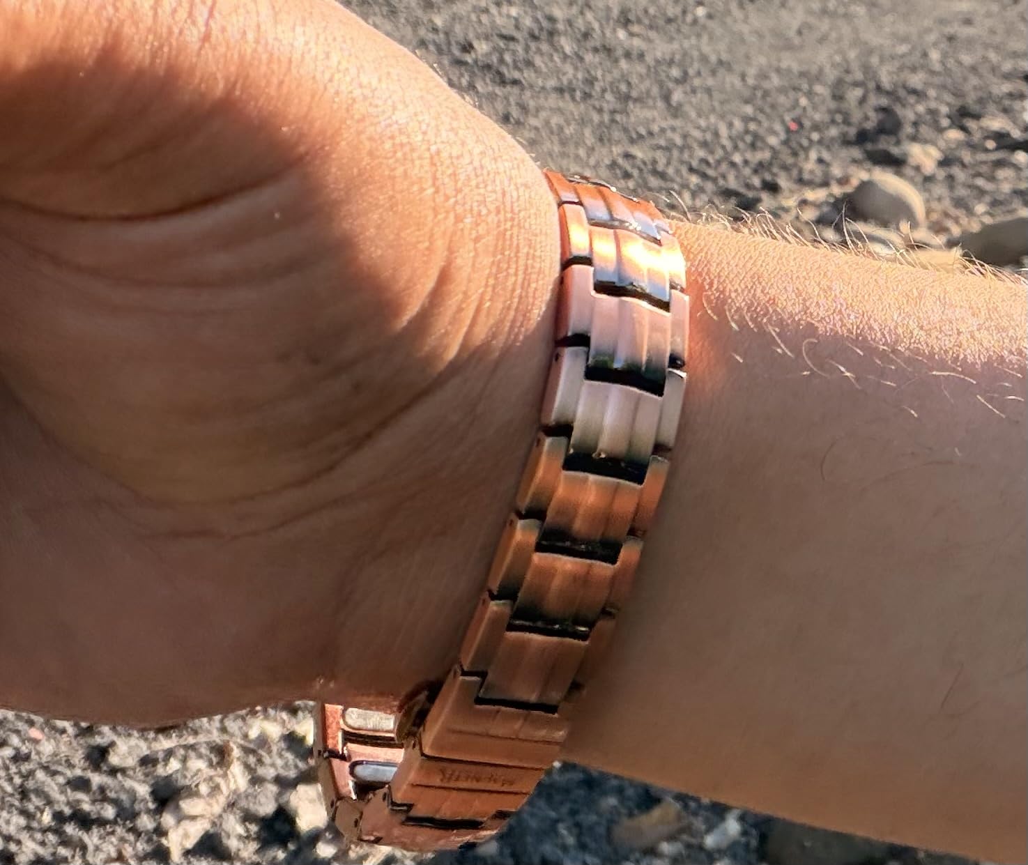 MagnetRX® EllipseMAX Magnetic Copper Bracelets for Men (Classic Style) customer photo 2
