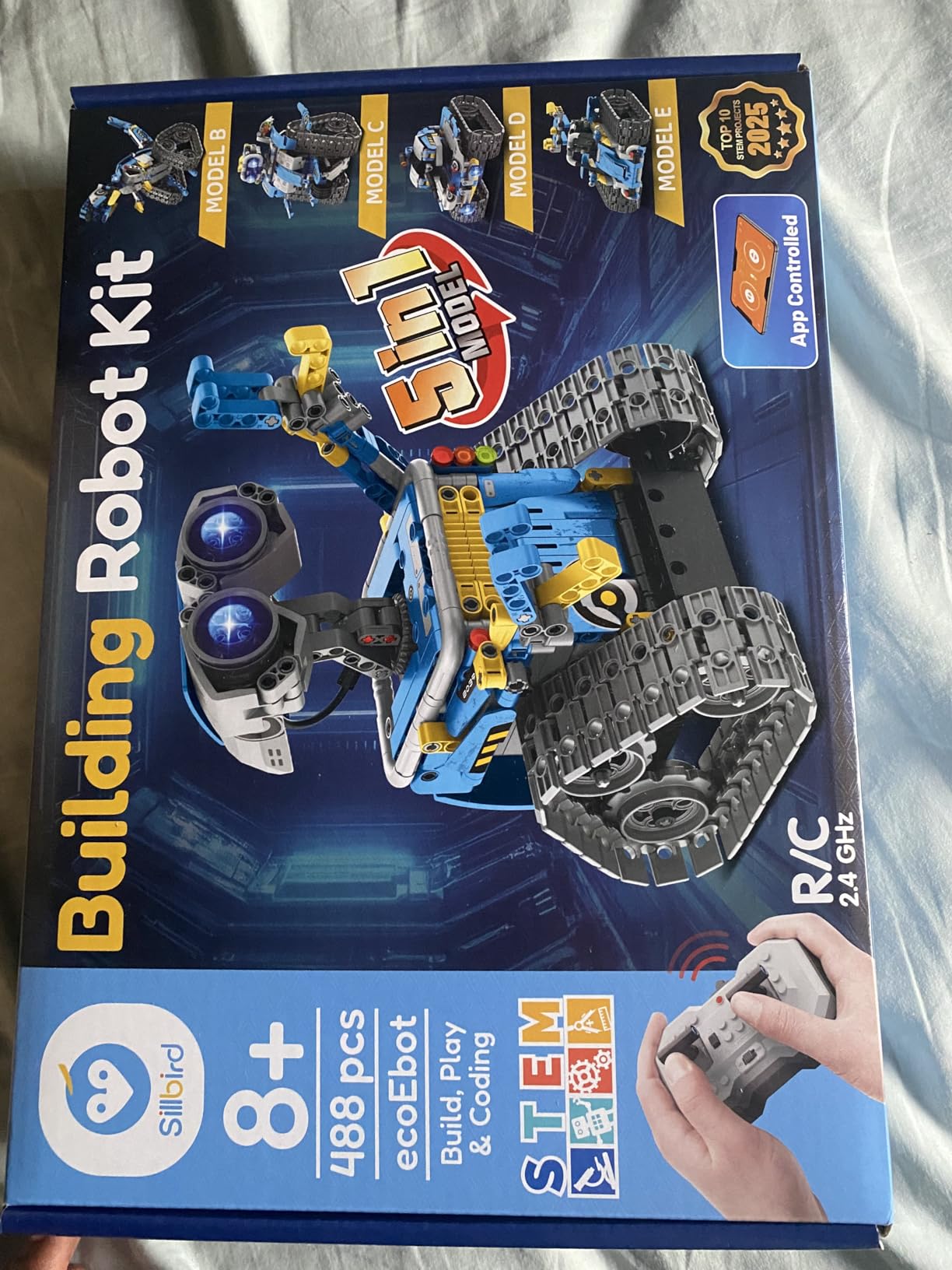 Sillbird Building Robot Kit with Remote Control STEM Gift for Boys Age 8-12 customer photo 2