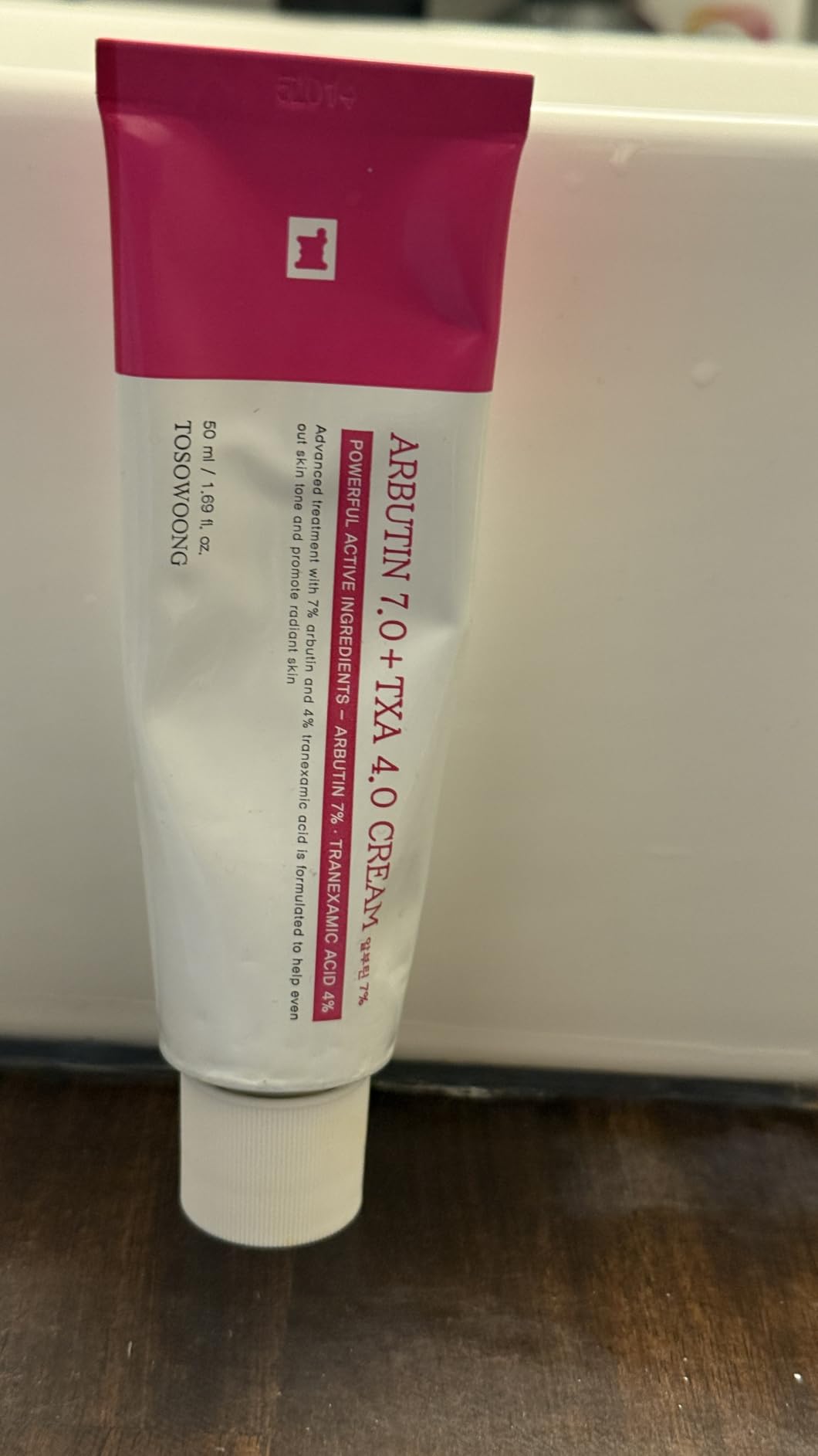 TOSOWOONG Arbutin 7% + Tranexamic Acid 4% Cream for Dark Spots, Brightening customer photo 1