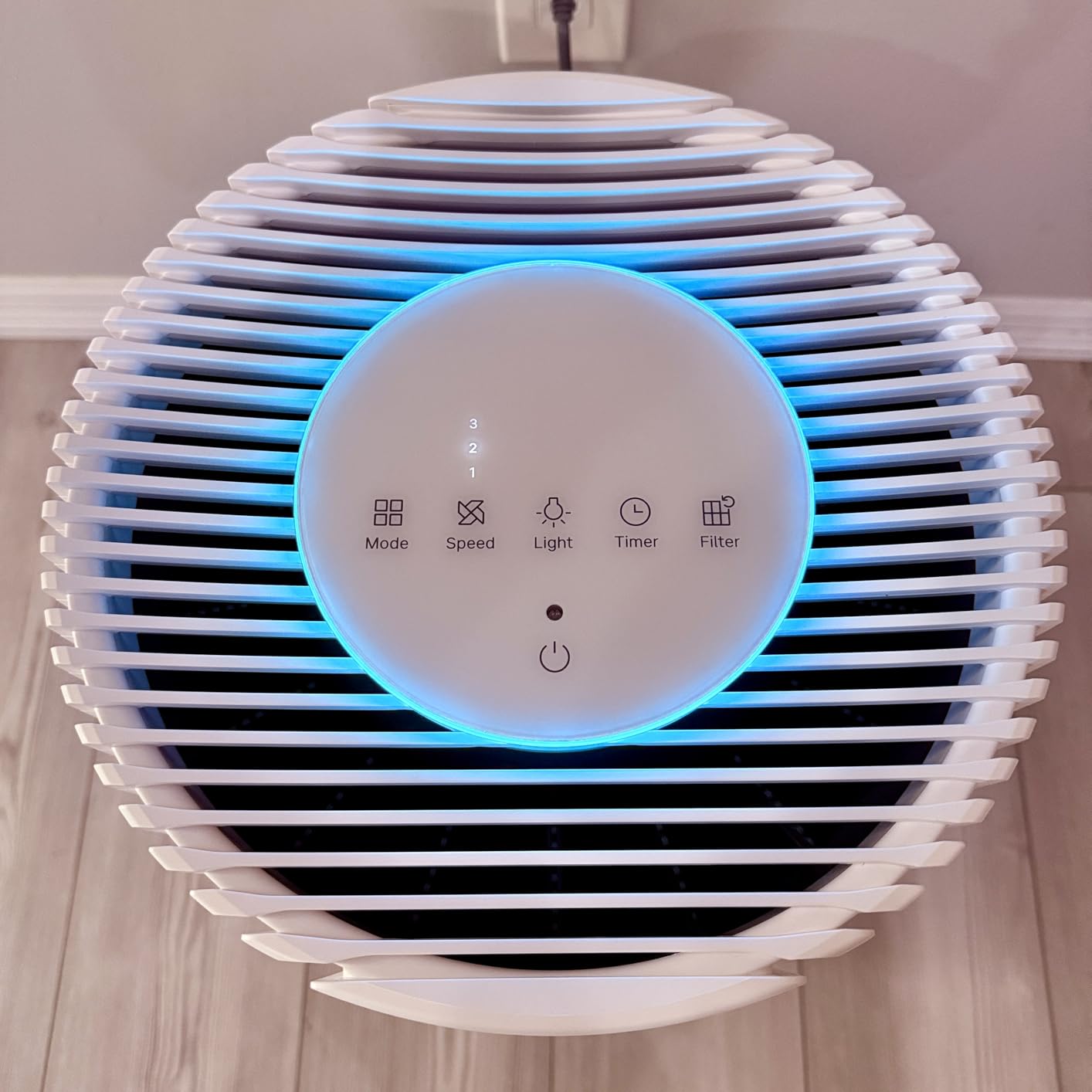 COWAY Air Purifier for Large Room Whole Home Up to 2,640 ft², HEPA Filter for Smoke, Allergen, Pet Dander, Odor, PM 10 AQI, Turbo Eco Mode, Timer, Energy Star, 3yr Warranty, Airmega 350 White customer photo 2