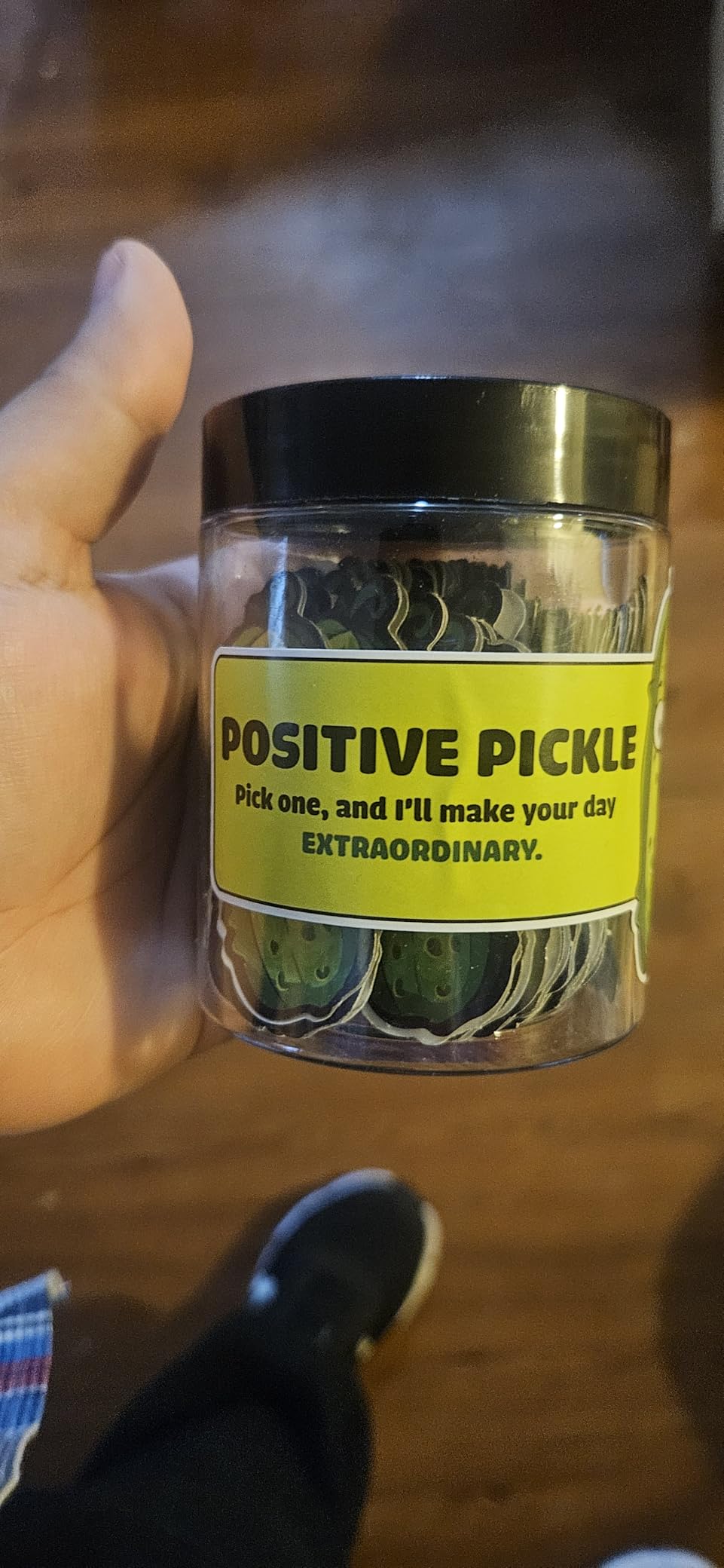 DEARMINE 60 Positive Pickle Cards Jar, Birthday Gifts for Women, Teens, Adults, Back to School Gift, White Elephant Gifts, Stocking Stuffers, Teen Girl Gifts Trendy Stuff customer photo 1