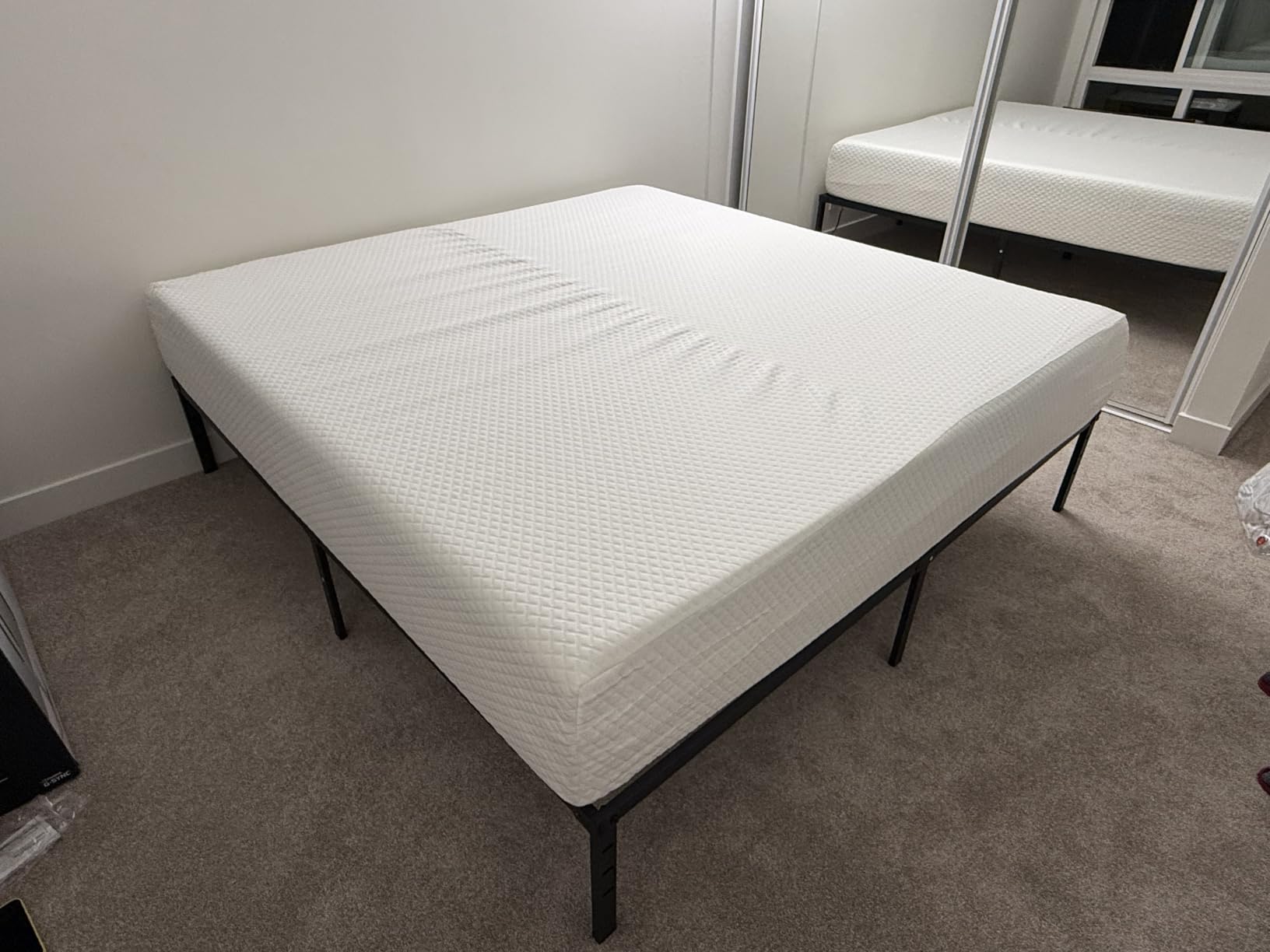 EGOHOME Queen Mattress 12 Inch, Green Tea Memory Foam Mattress, Medium Firm customer photo 1