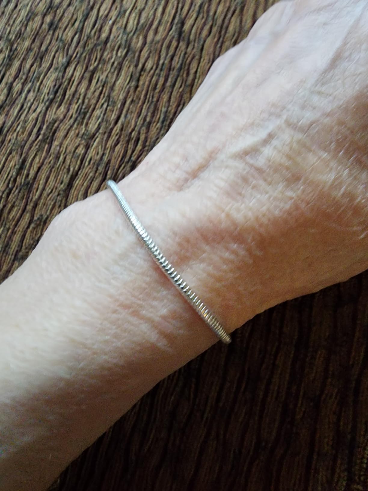 Charm Bracelet 925 Sterling Silver Bracelets for Women 2mm Dainty Snake Chain Bracelet Jewelry Gifts for Her customer photo 1