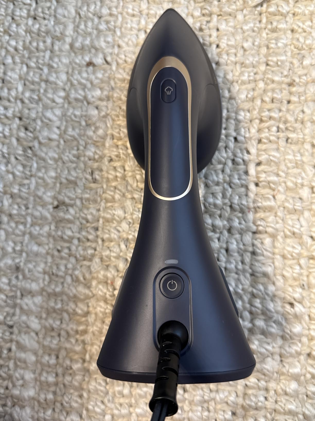 BEAUTURAL Steamer for Clothes, Handheld 2-in-1 Steam & Iron, 1200W, Navy customer photo 1