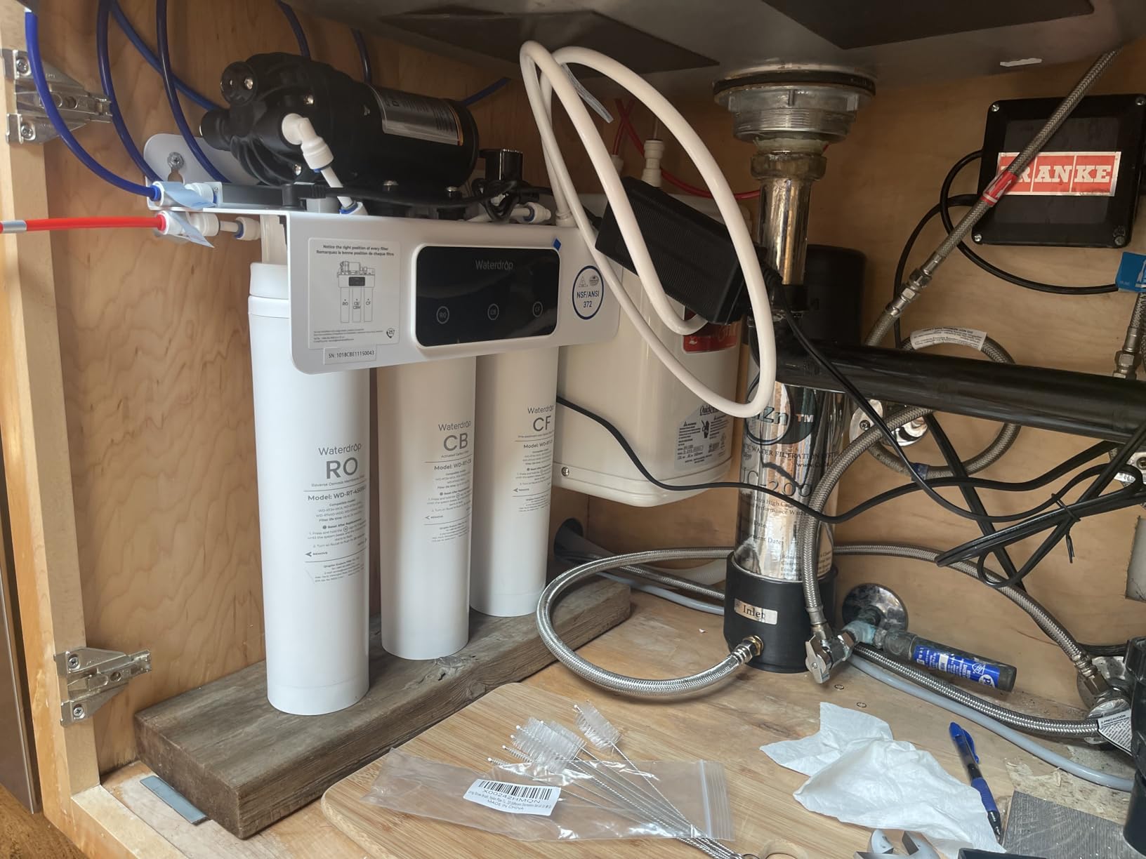 [Dual Flow] Waterdrop WD-T4-A Alkaline pH+ Reverse Osmosis Water Filter, NSF/ANSI 372 Certified, 10-Stage, 450GPD Tankless Undersink RO Filtration System, 2:1 Pure to Drain, BPA Free, Plug-in required customer photo 1