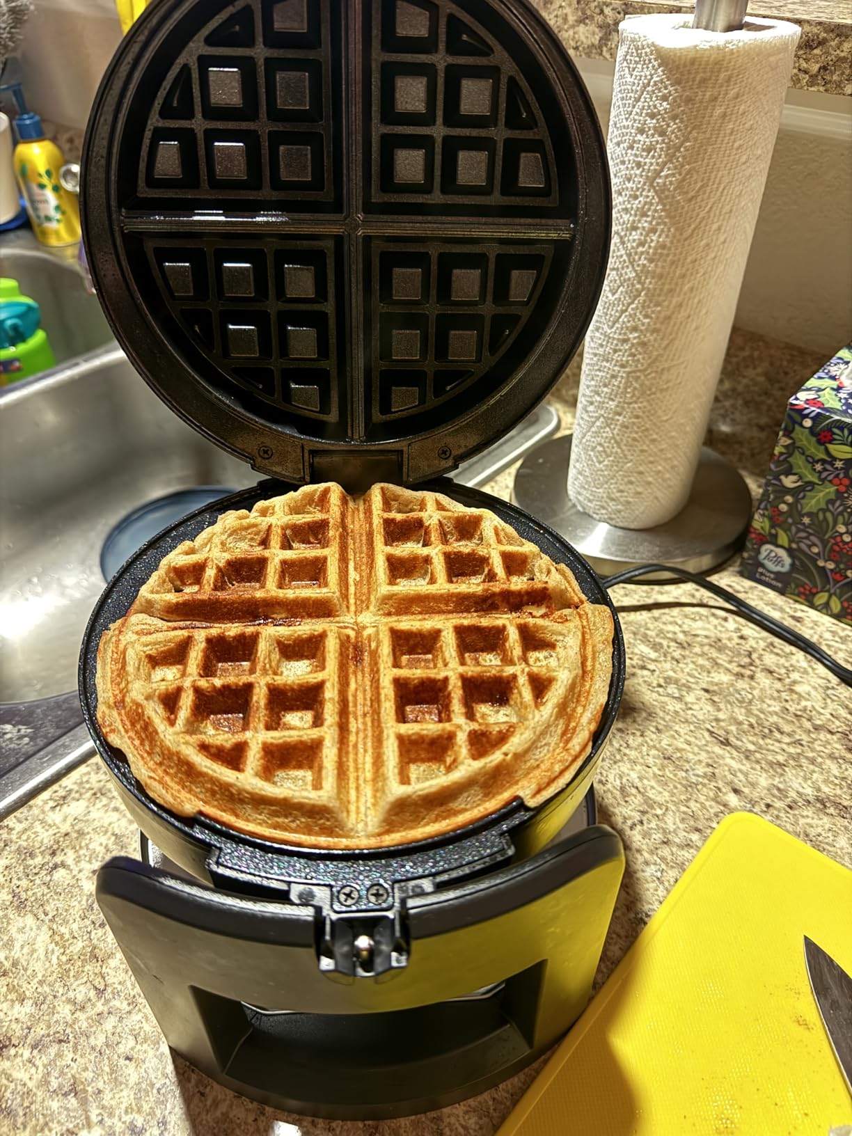 Cuisinart Flip Belgian Waffle Maker, NonStick, Stainless Steel, 1