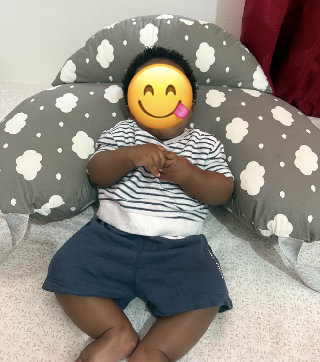 Momcozy Original Nursing Pillow for Breastfeeding - Innovative Safety Guard customer photo 1