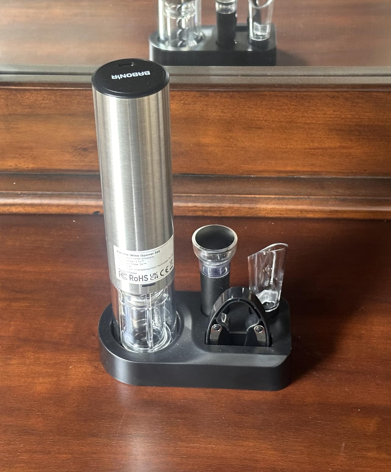 Electric Wine Opener Rechargeable, BABONIR 6-in-1 Wine Gift Set customer photo 2