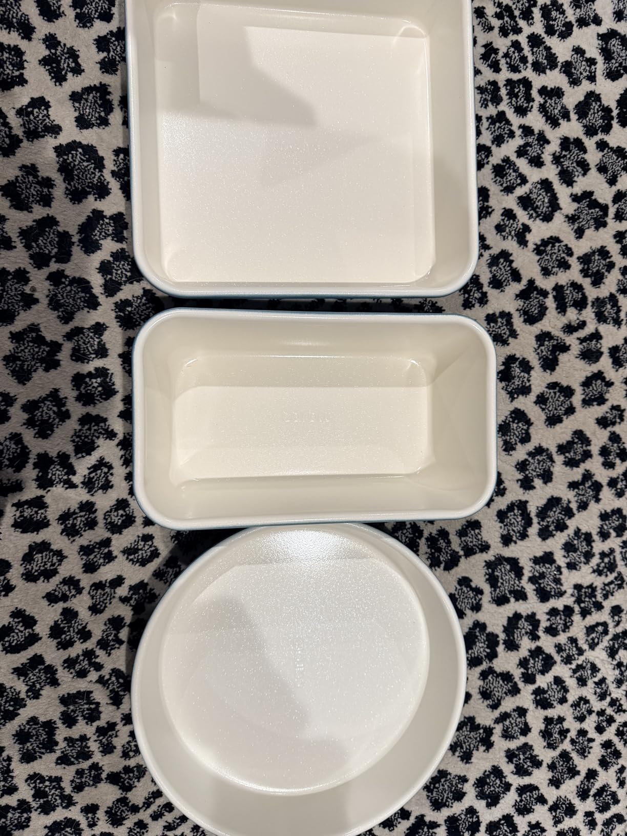 CAROTE 7-Piece Baking Pans Set, Nonstick Bakeware Sets, Gray & Blue customer photo 1