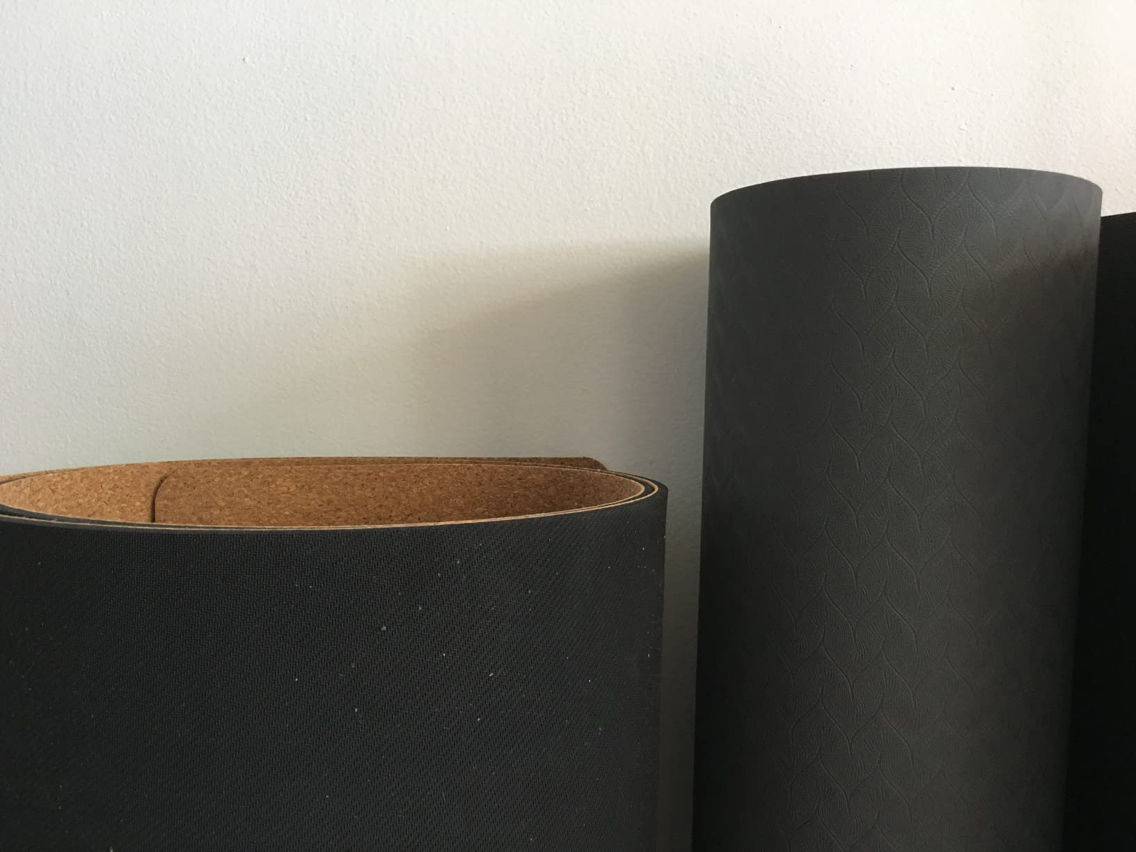 Luxury Cork Yoga Mat - Non Slip, Extra Thick Grip. Thicker, Longer, and Wider for More Comfort and Support. Tough Enough For Hot Yoga. Natural, Non Toxic, and Eco Friendly. Optional Alignment Lines. customer photo 1