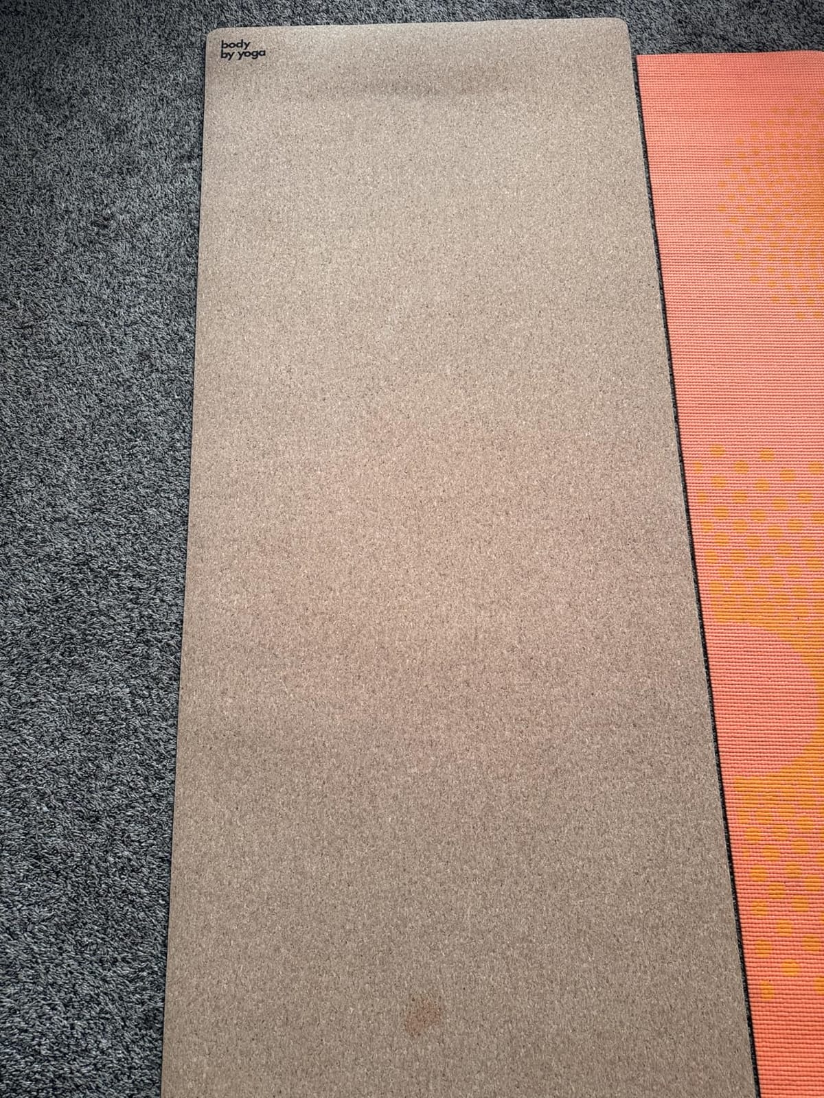 Luxury Cork Yoga Mat - Non Slip, Extra Thick Grip. Thicker, Longer, and Wider for More Comfort and Support. Tough Enough For Hot Yoga. Natural, Non Toxic, and Eco Friendly. Optional Alignment Lines. customer photo 2
