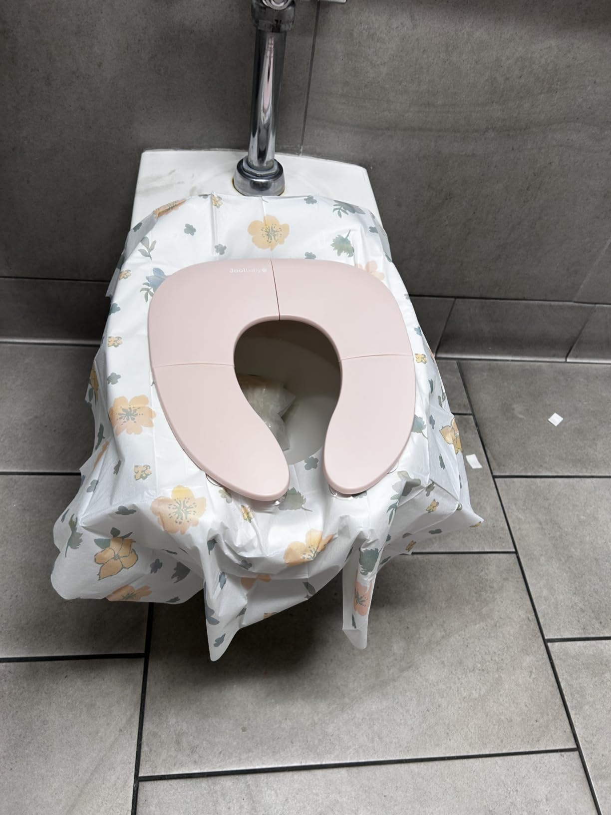 Jool Baby Folding Travel Potty Training Seat – Easy-Remove Pull Tab (Sage) customer photo 2