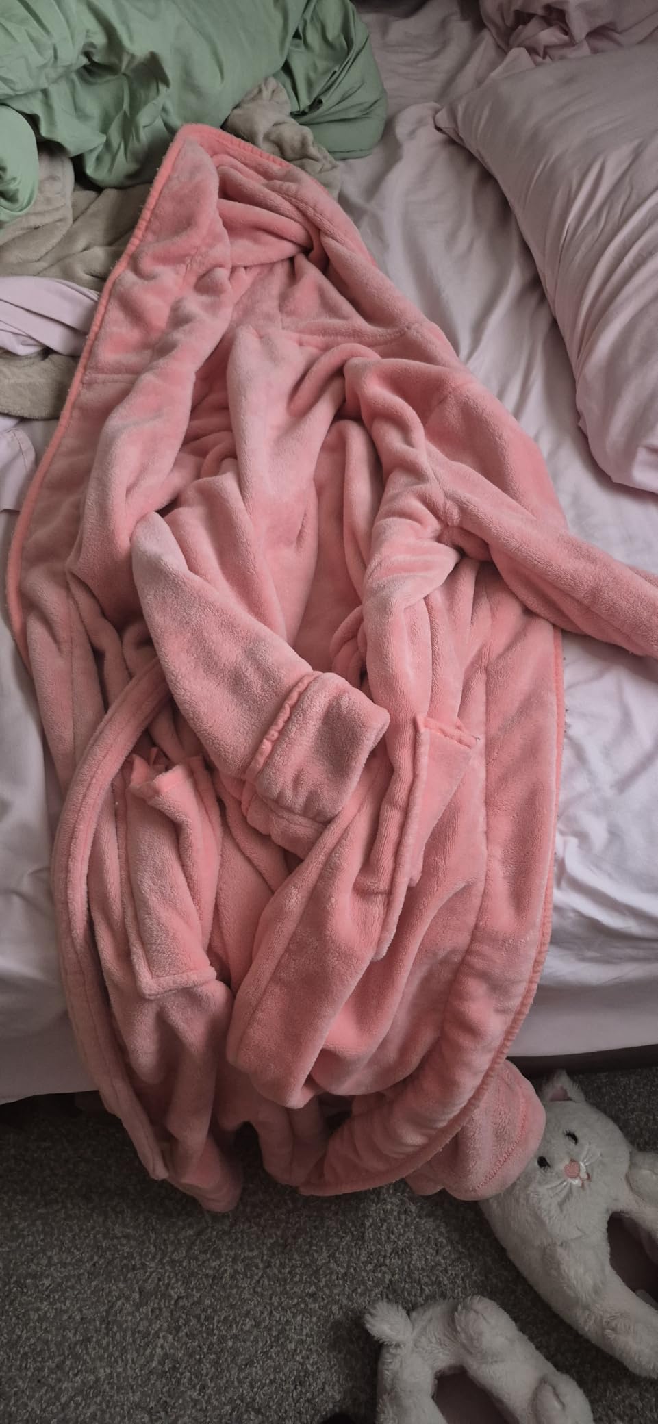 Premium Ultra Soft Robes for Women with Hood Plush Fleece Long Bathrobe customer photo 2