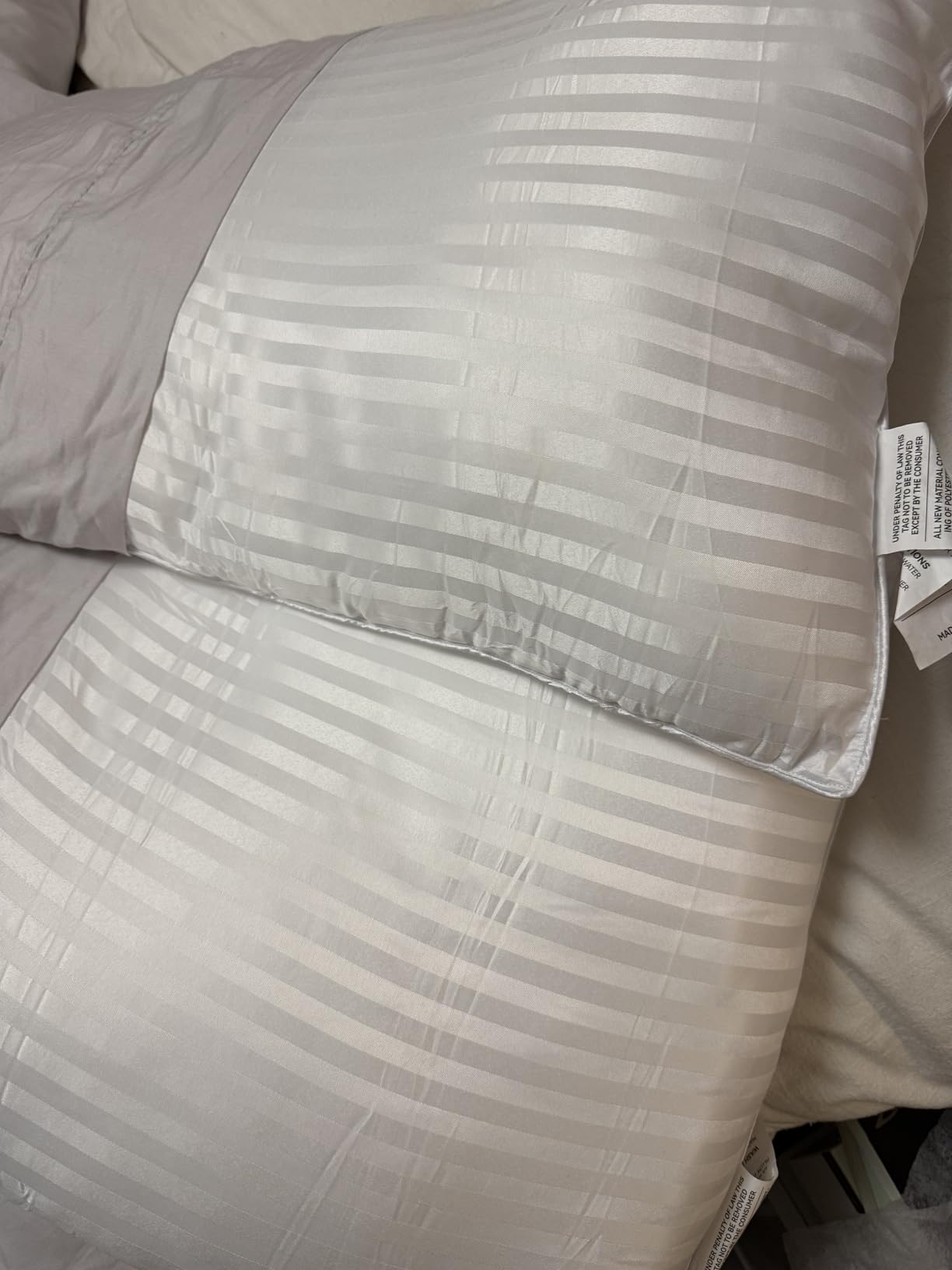 COZSINOOR Goose Down Feather Pillows Queen Size Set of 2 customer photo 1