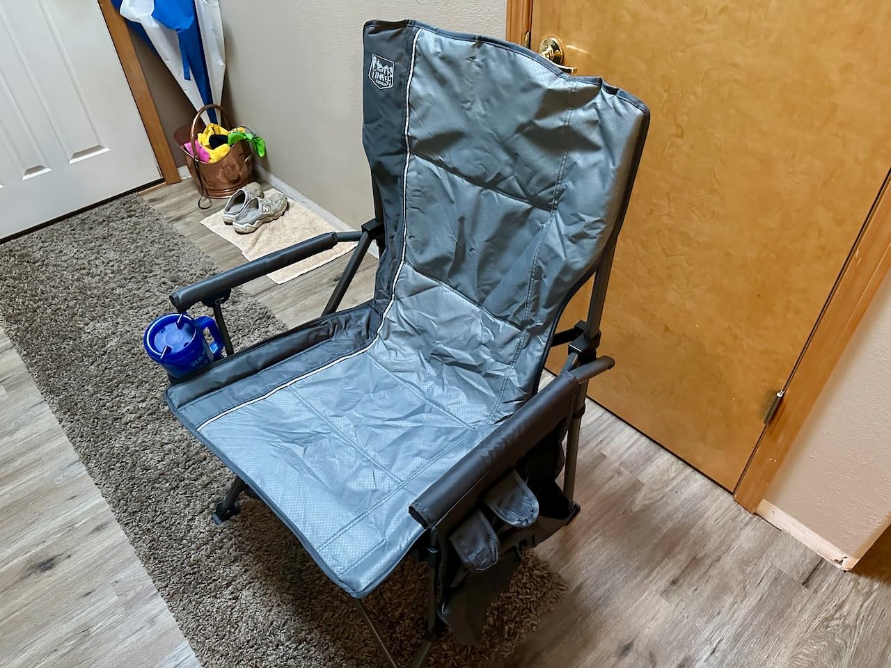 TIMBER RIDGE Oversized Folding Camping Chair High Back 500lbs customer photo 2