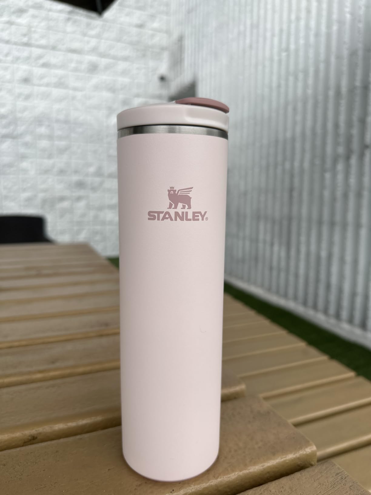STANLEY Transit FlipTop Mug | Leakproof Coffee Travel Cup | Vacuum Insulated Stainless Steel | Stays Hot or Cold for Hours | BPA-Free | 20 oz | Ash customer photo 1