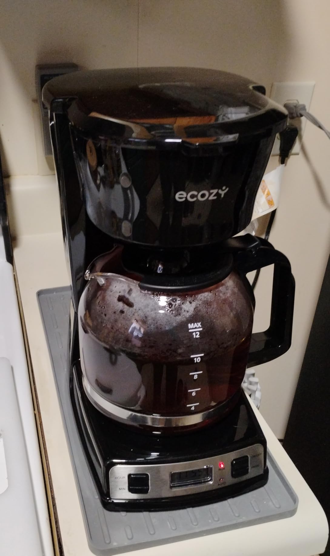 ecozy 12-Cup Drip Coffee Maker with Electric Coffee Grinder Combos customer photo 1