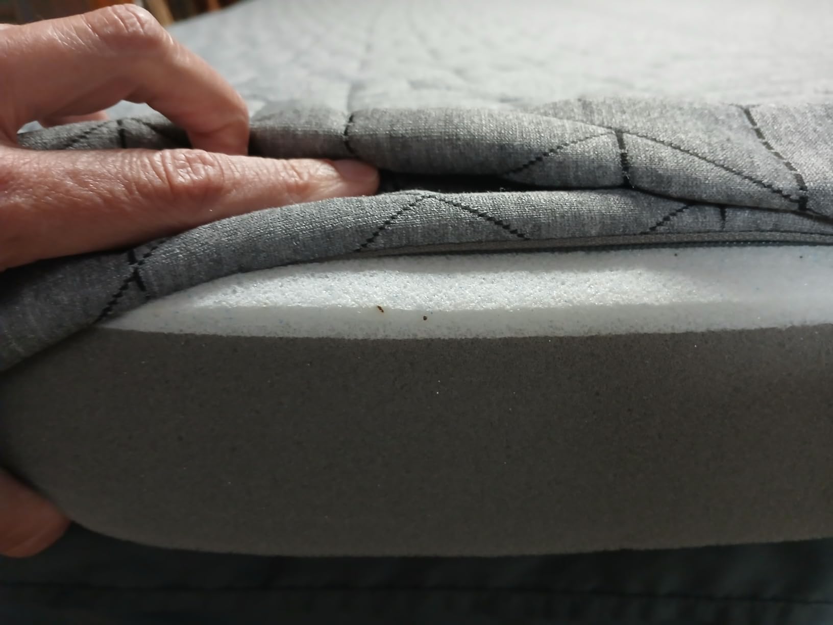 Sleepmax Extra Firm Memory Foam Mattress Topper 3 Inch Queen Size customer photo 2