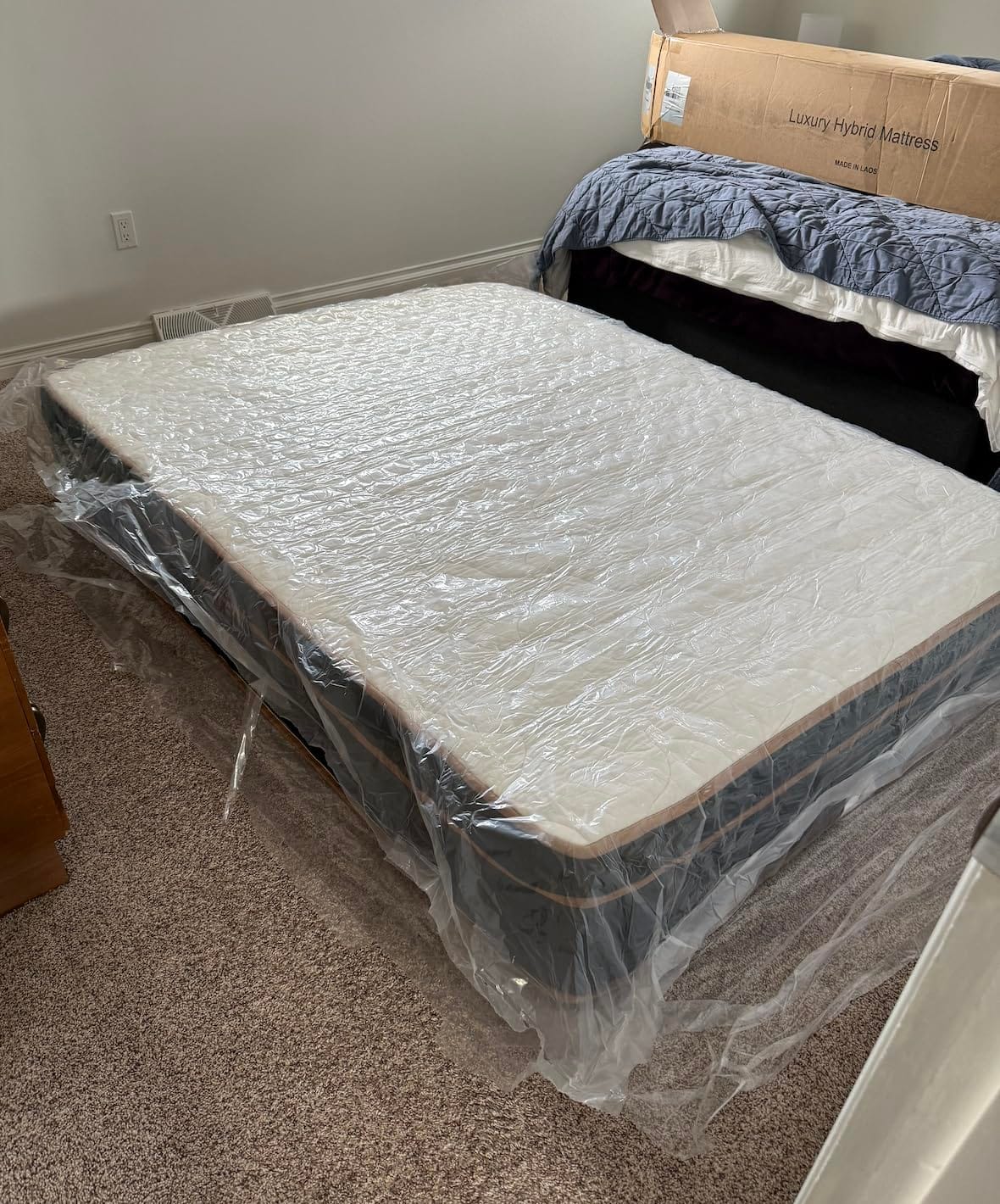 Firm Full Mattress 12 Inch, Cooling Hybrid Mattress in a Box, CertiPUR-US customer photo 1