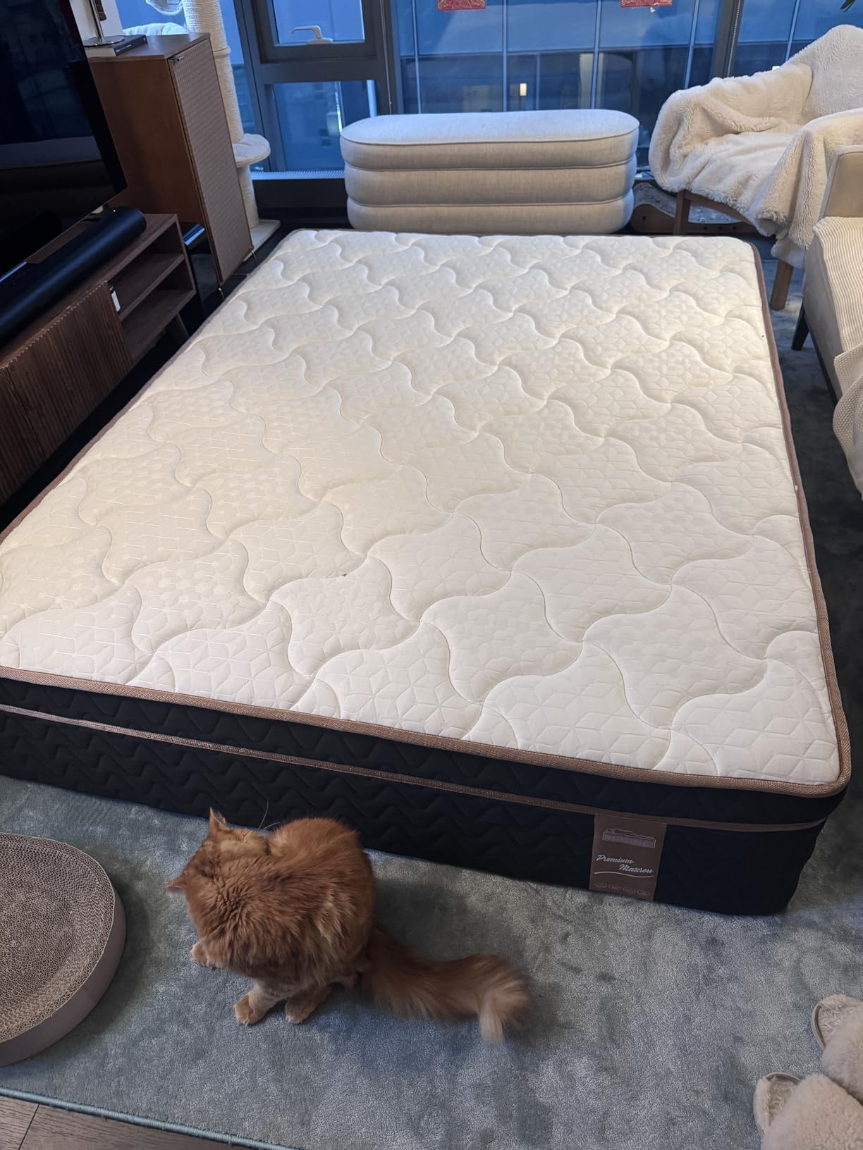 Firm Full Mattress 12 Inch, Cooling Hybrid Mattress in a Box, CertiPUR-US customer photo 2
