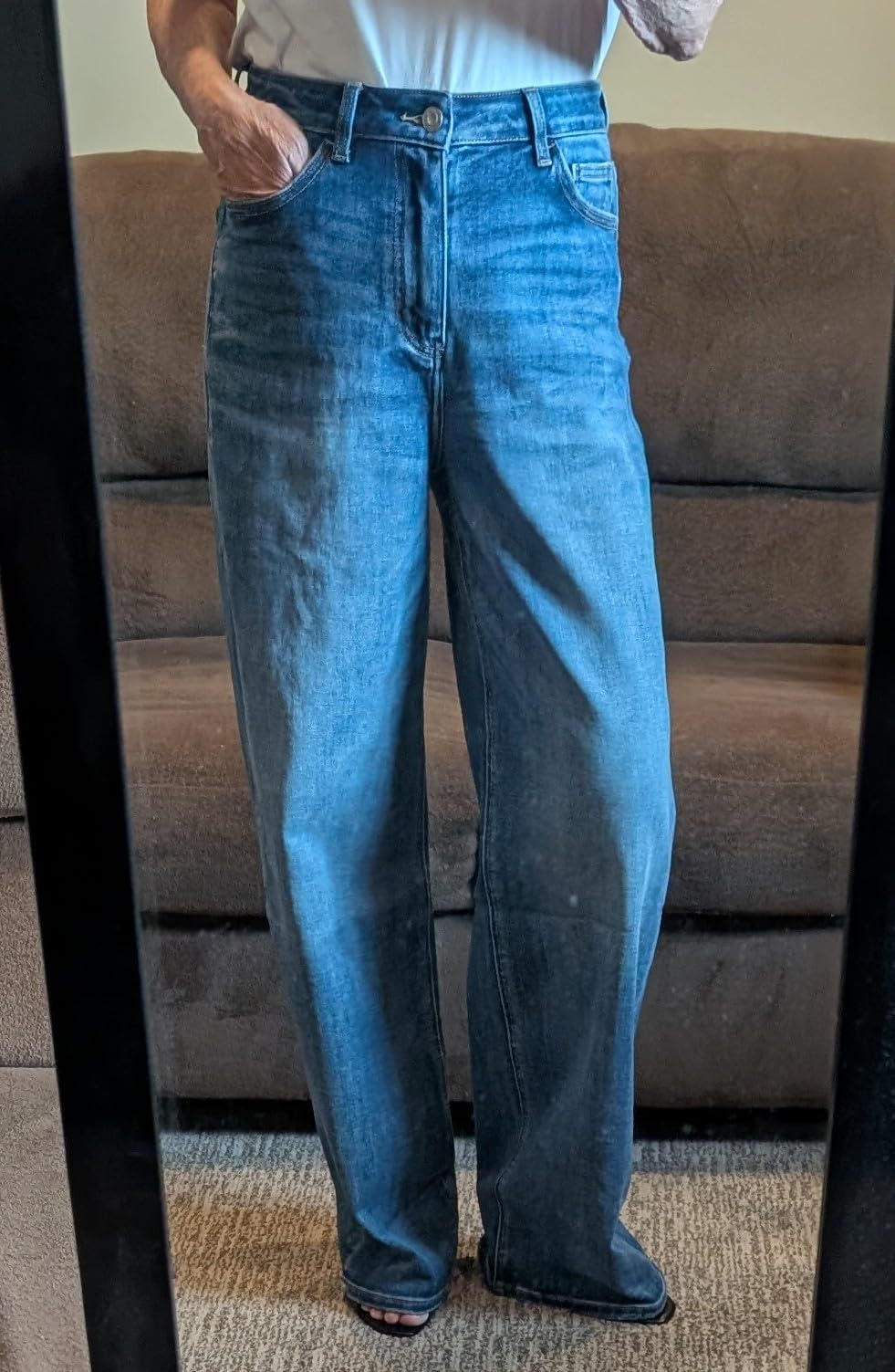 ONESO Wide Leg Jeans for Women 33.5