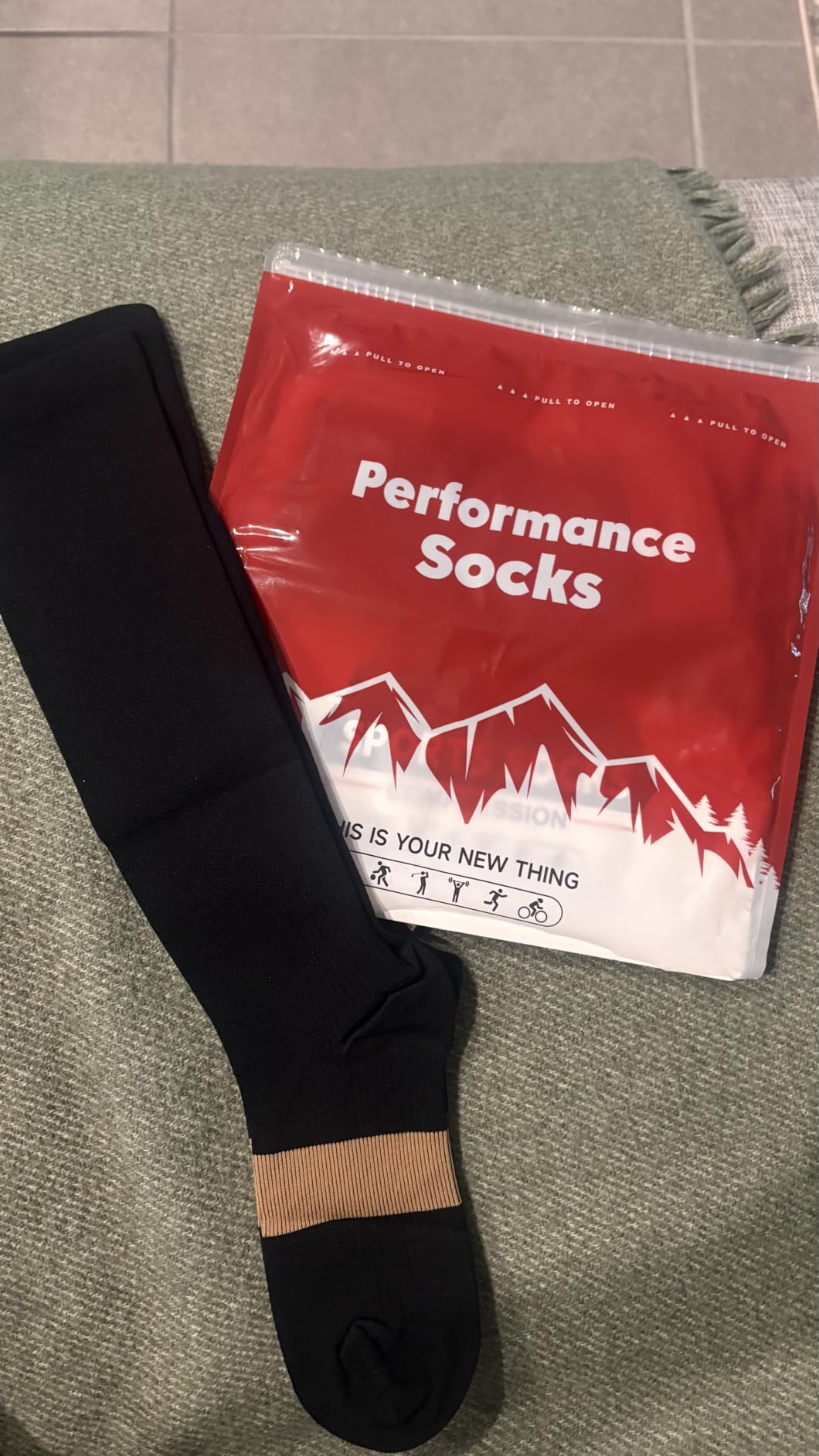 Compression Socks Women & Men for Nurse Travel Flying Running Cycling customer photo 2