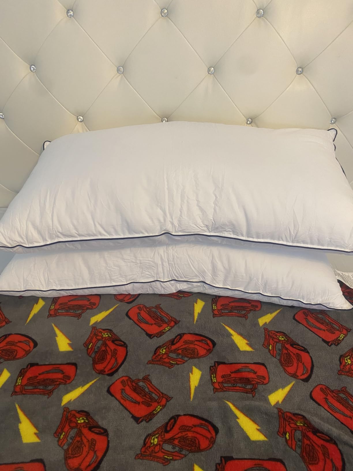 2 Pack Goose Feather Down Pillow 20’’x30’’ Ultra Comfort Sleep Pillows customer photo 2