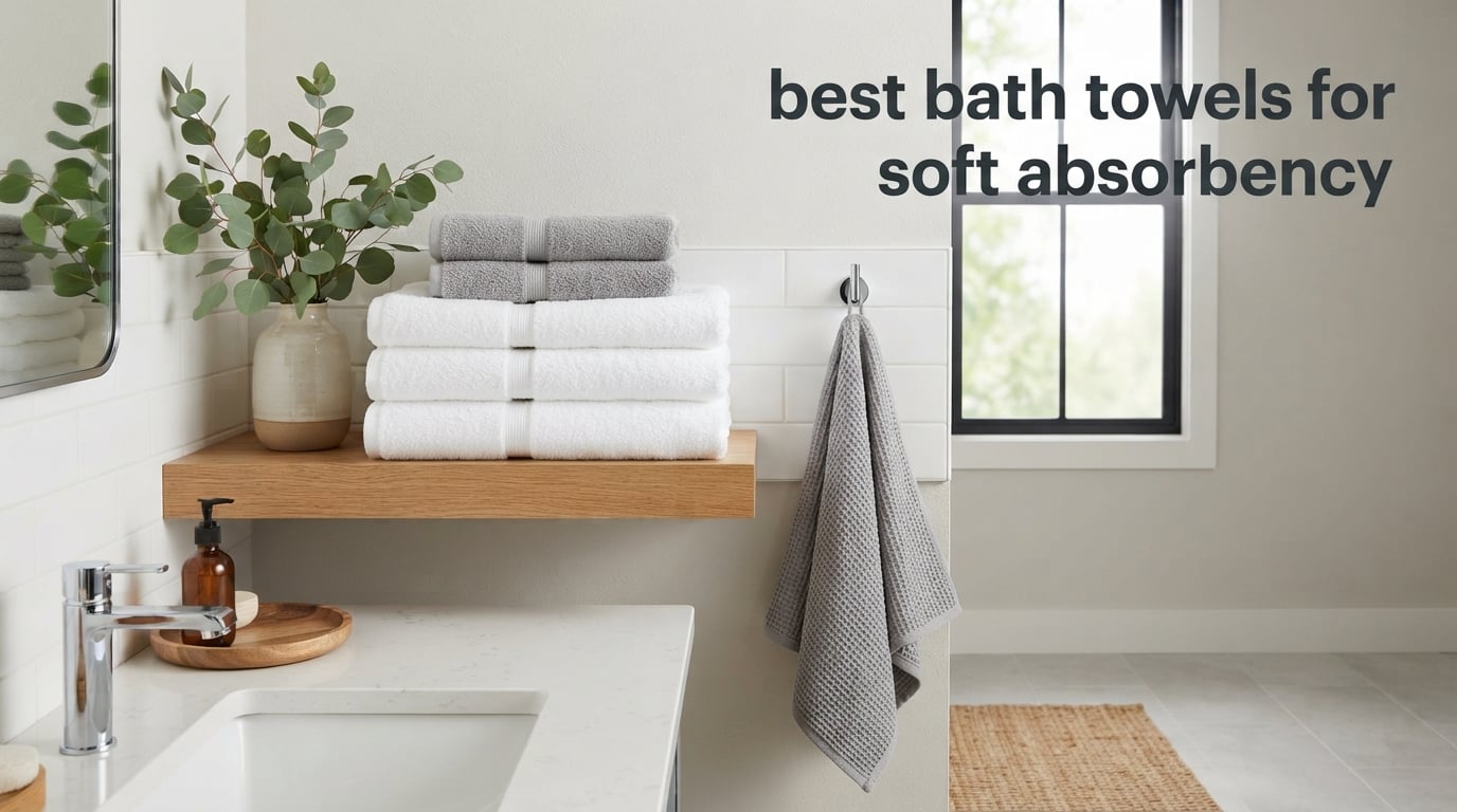best bath towels for soft absorbency