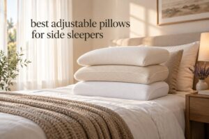 best adjustable pillows for side sleepers