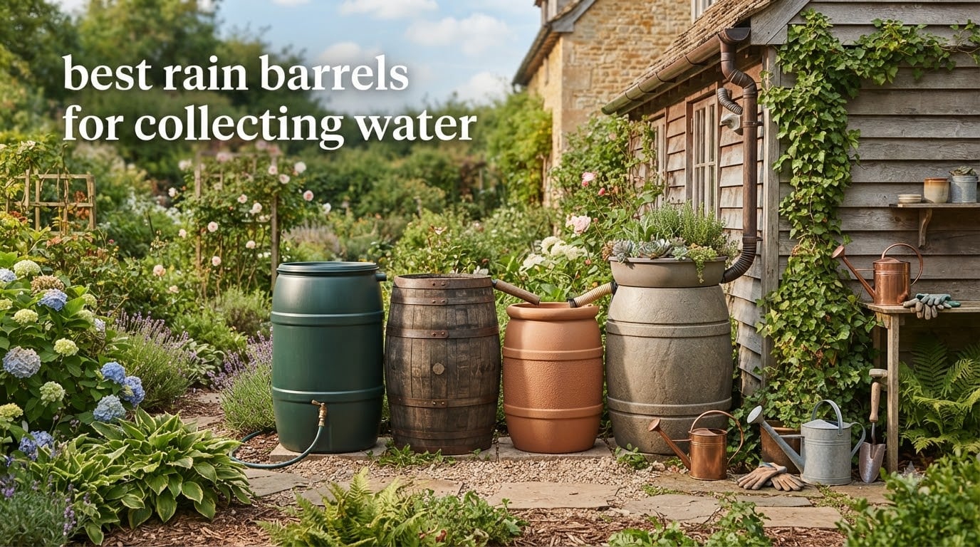 best rain barrels for collecting water