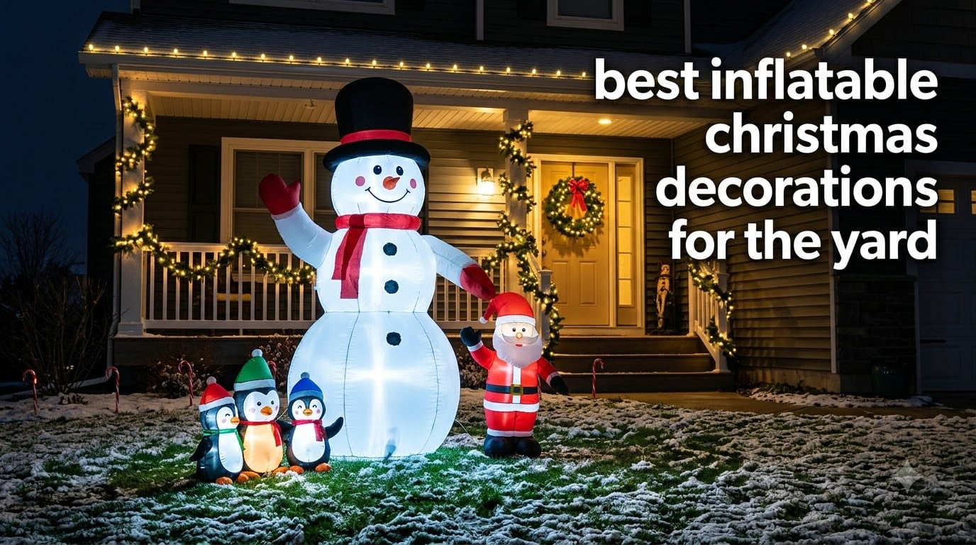 best inflatable christmas decorations for the yard