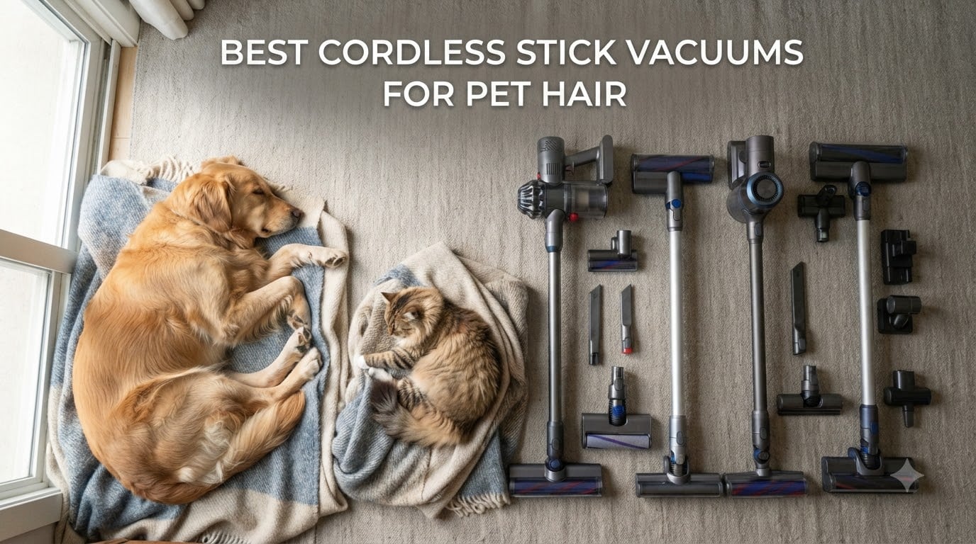 best cordless stick vacuums for pet hair