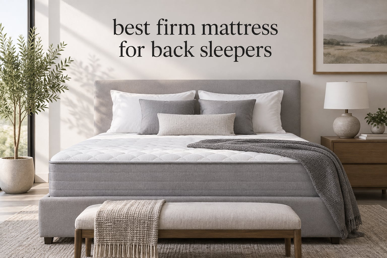 best firm mattress for back sleepers