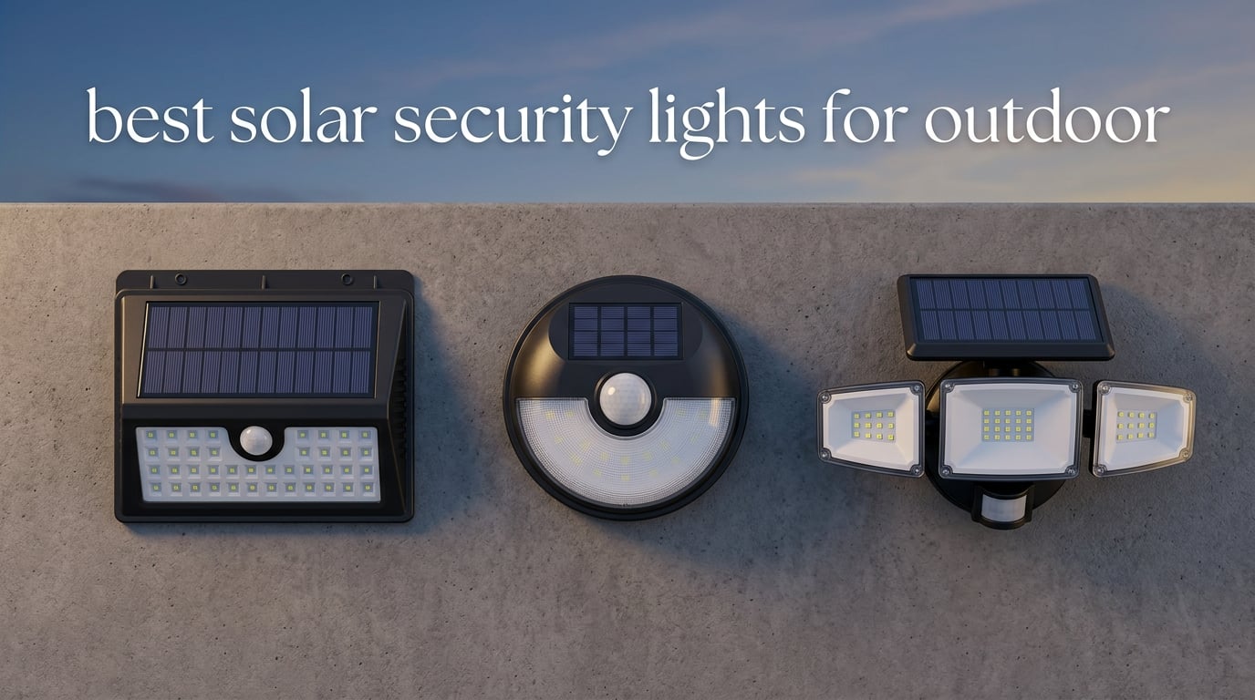 best solar security lights for outdoor