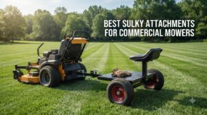 best sulky attachments for commercial mowers