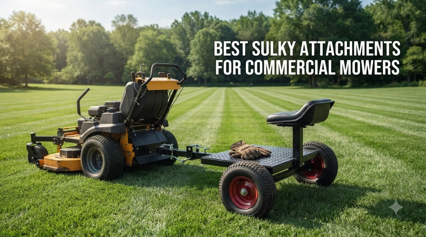 best sulky attachments for commercial mowers