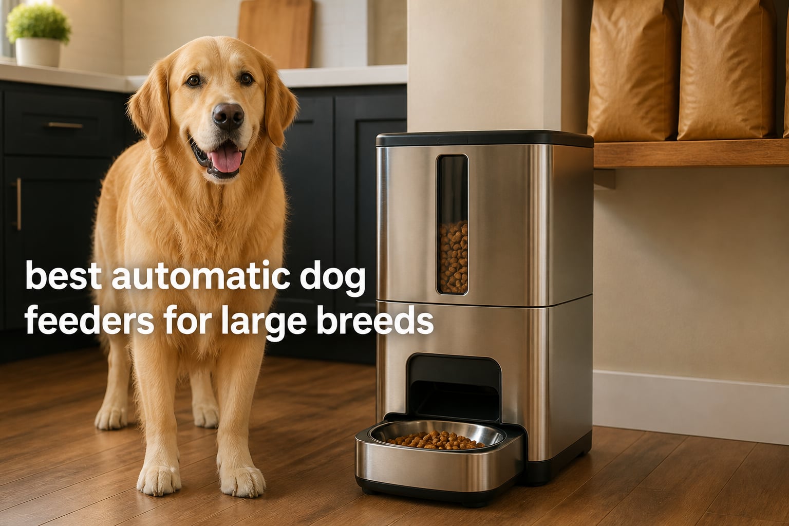 best automatic dog feeders for large breeds