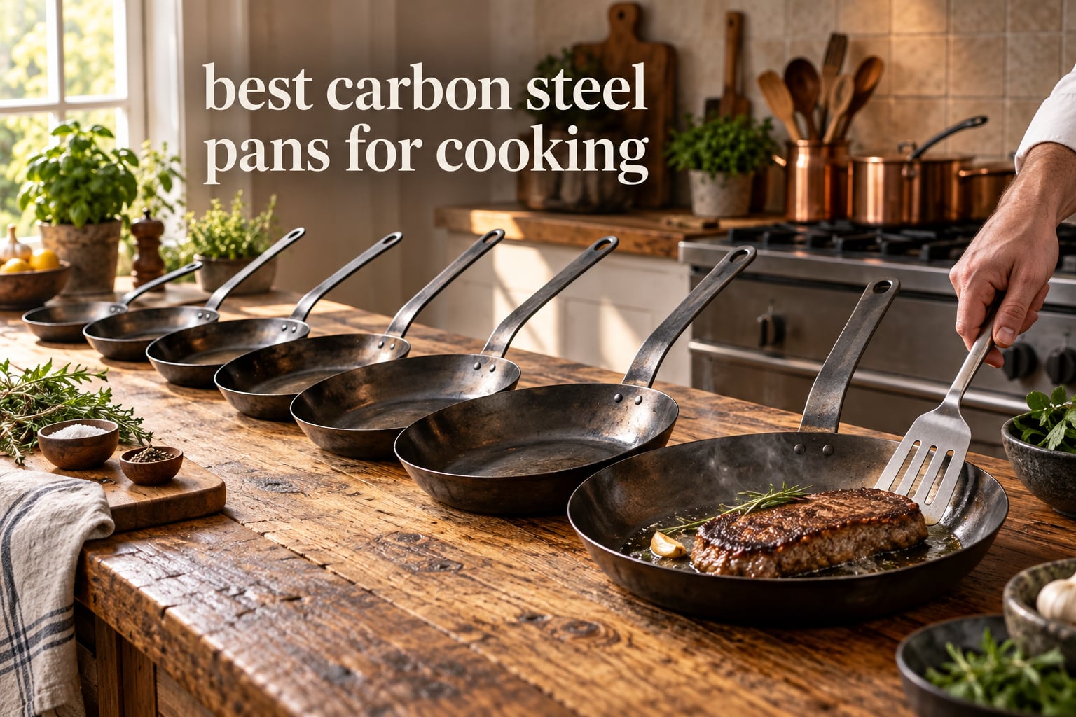 best carbon steel pans for cooking