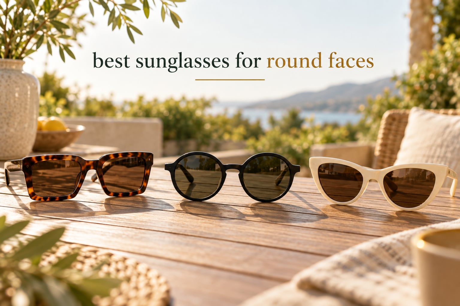 best sunglasses for round faces