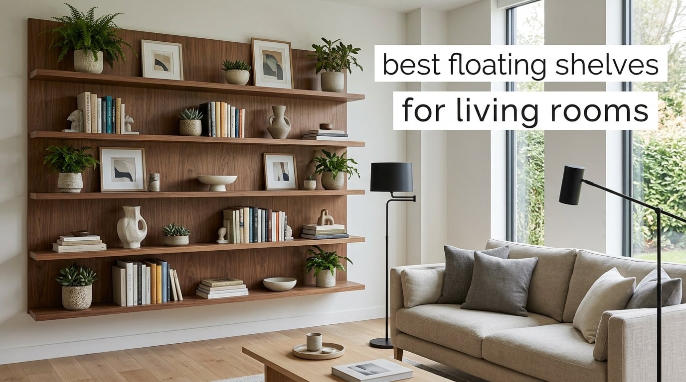 best floating shelves for living rooms