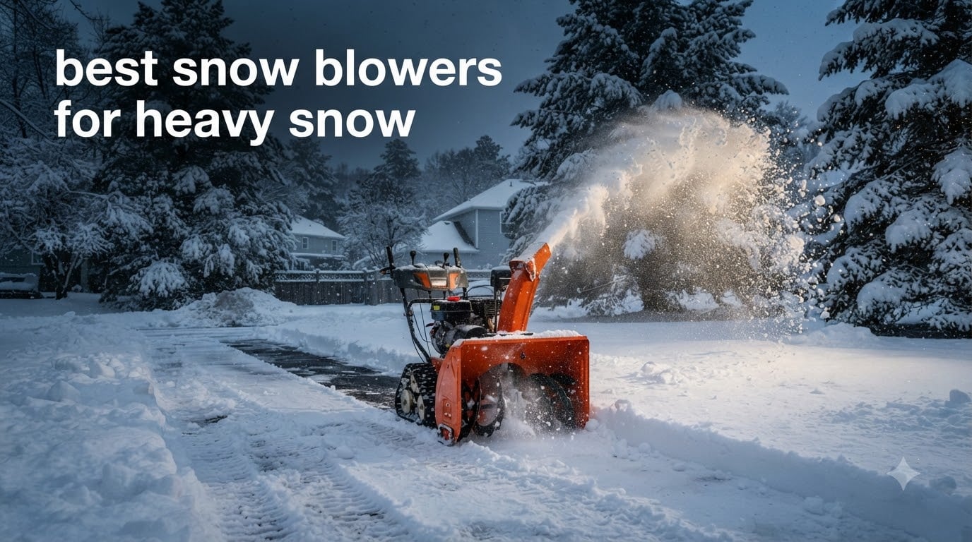 best snow blowers for heavy snow