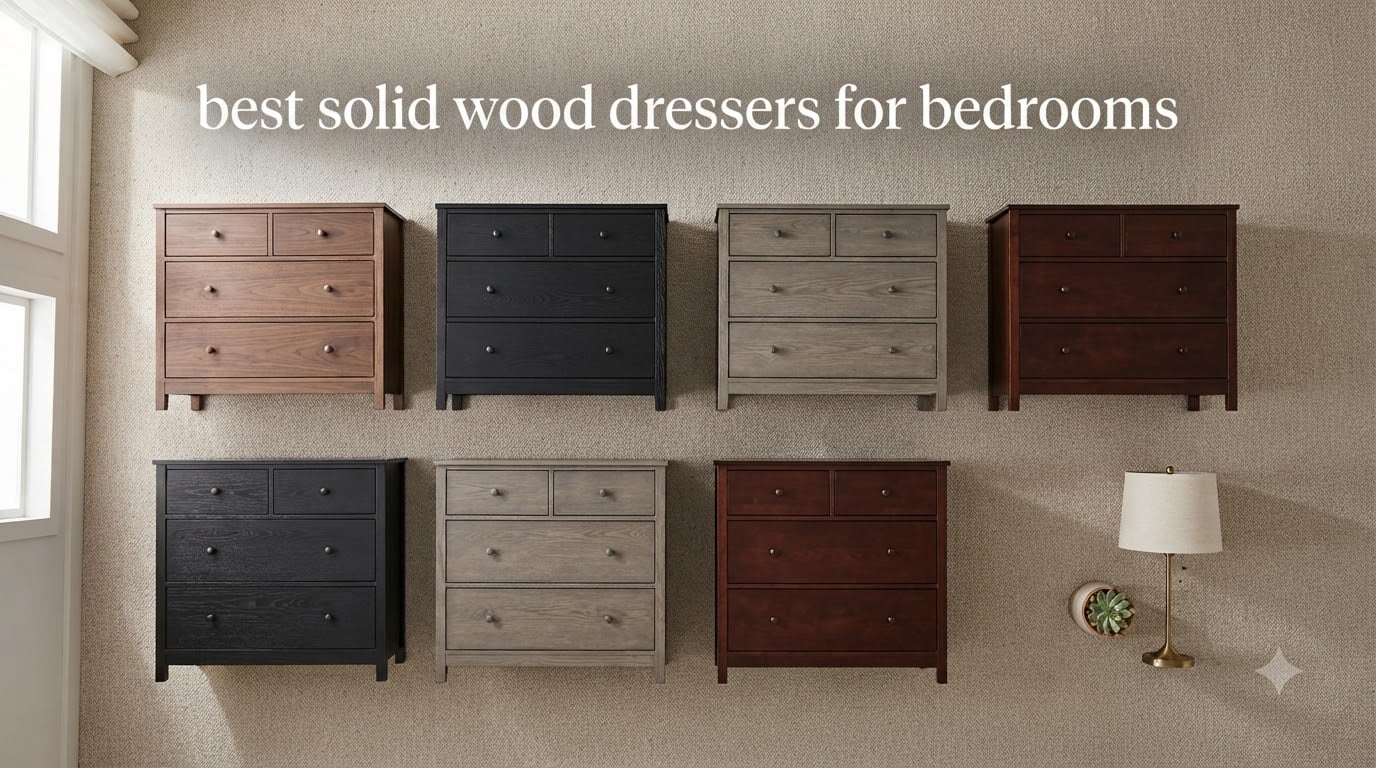 best solid wood dressers for bedrooms