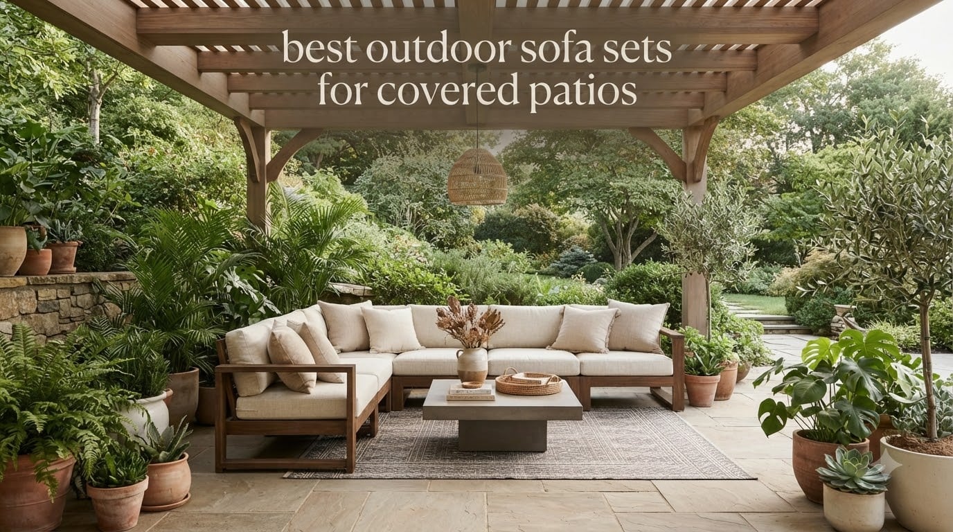 best outdoor sofa sets for covered patios
