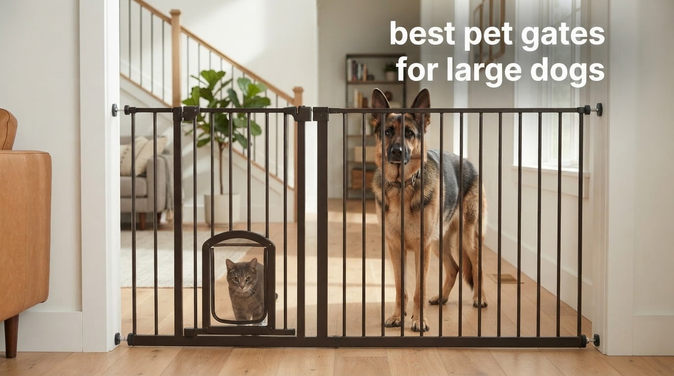 best pet gates for large dogs