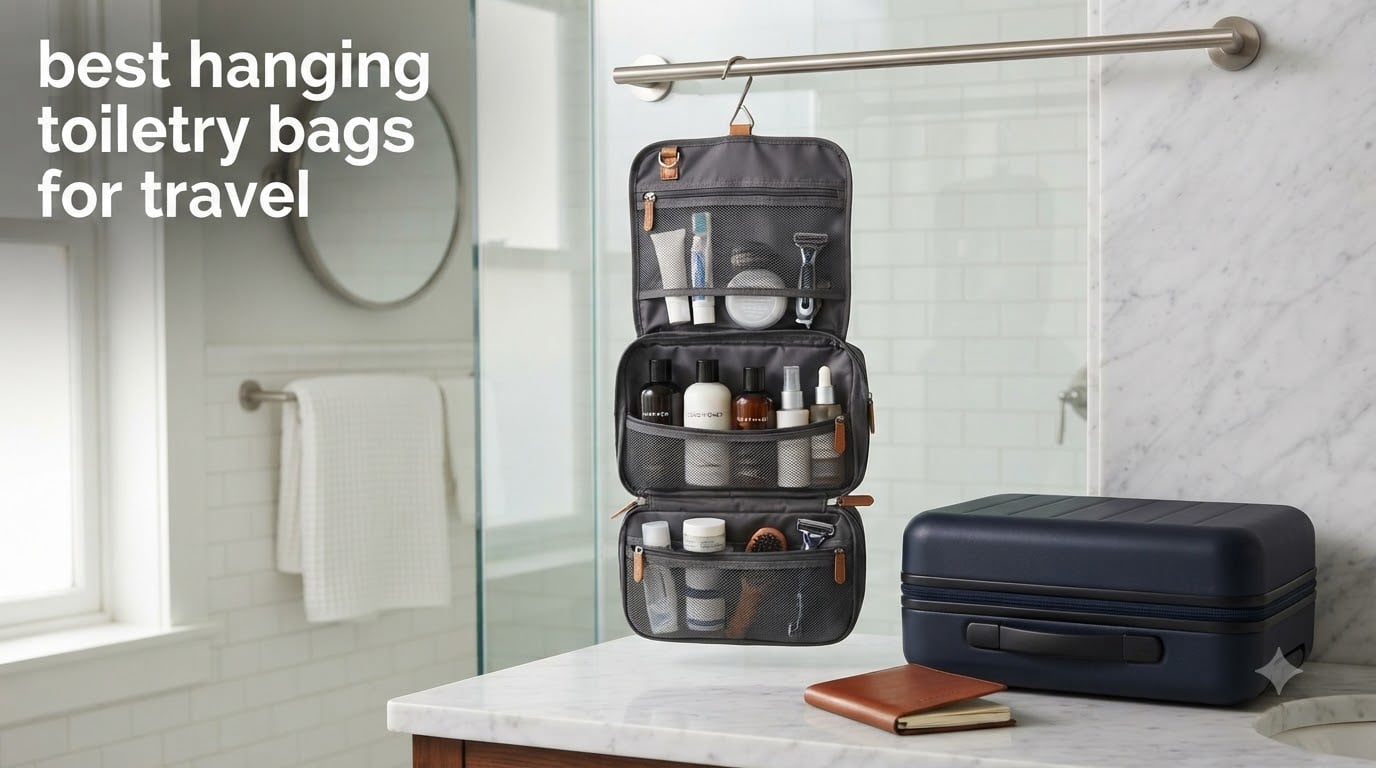 best hanging toiletry bags for travel