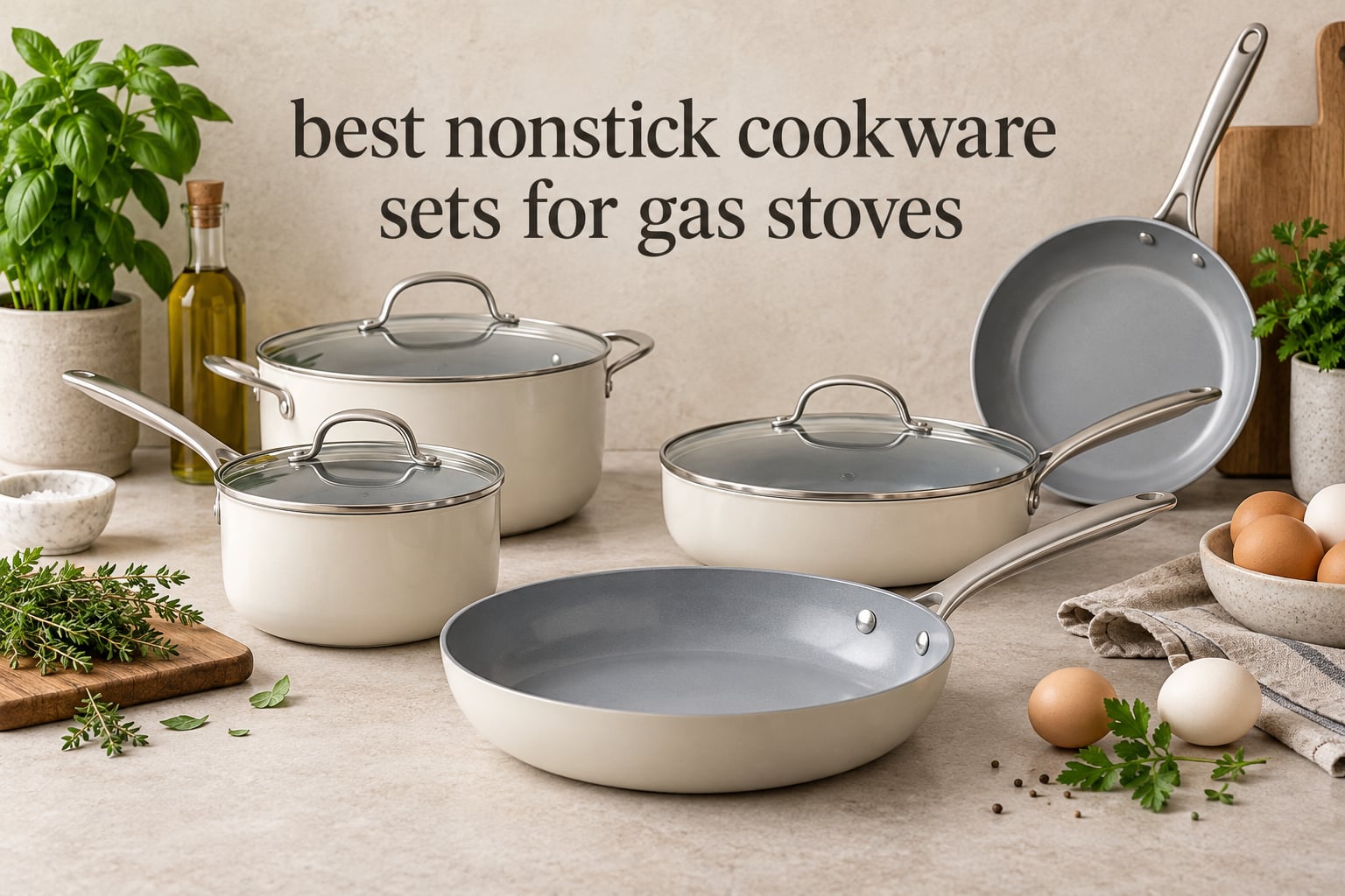 best nonstick cookware sets for gas stoves