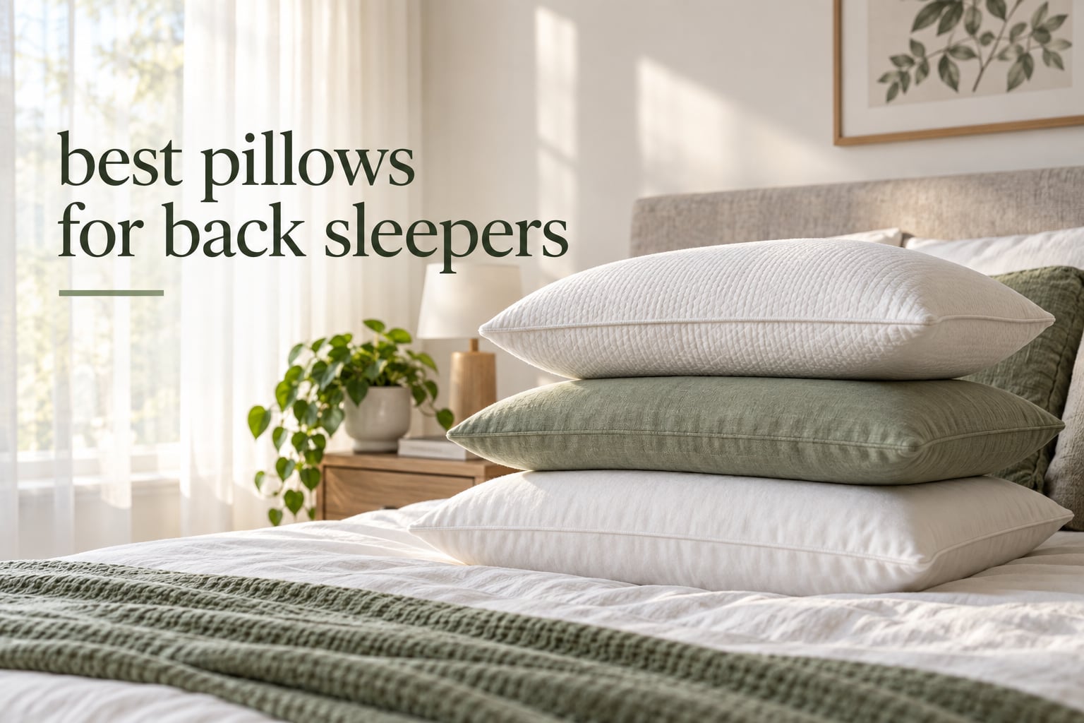 best pillows for back sleepers