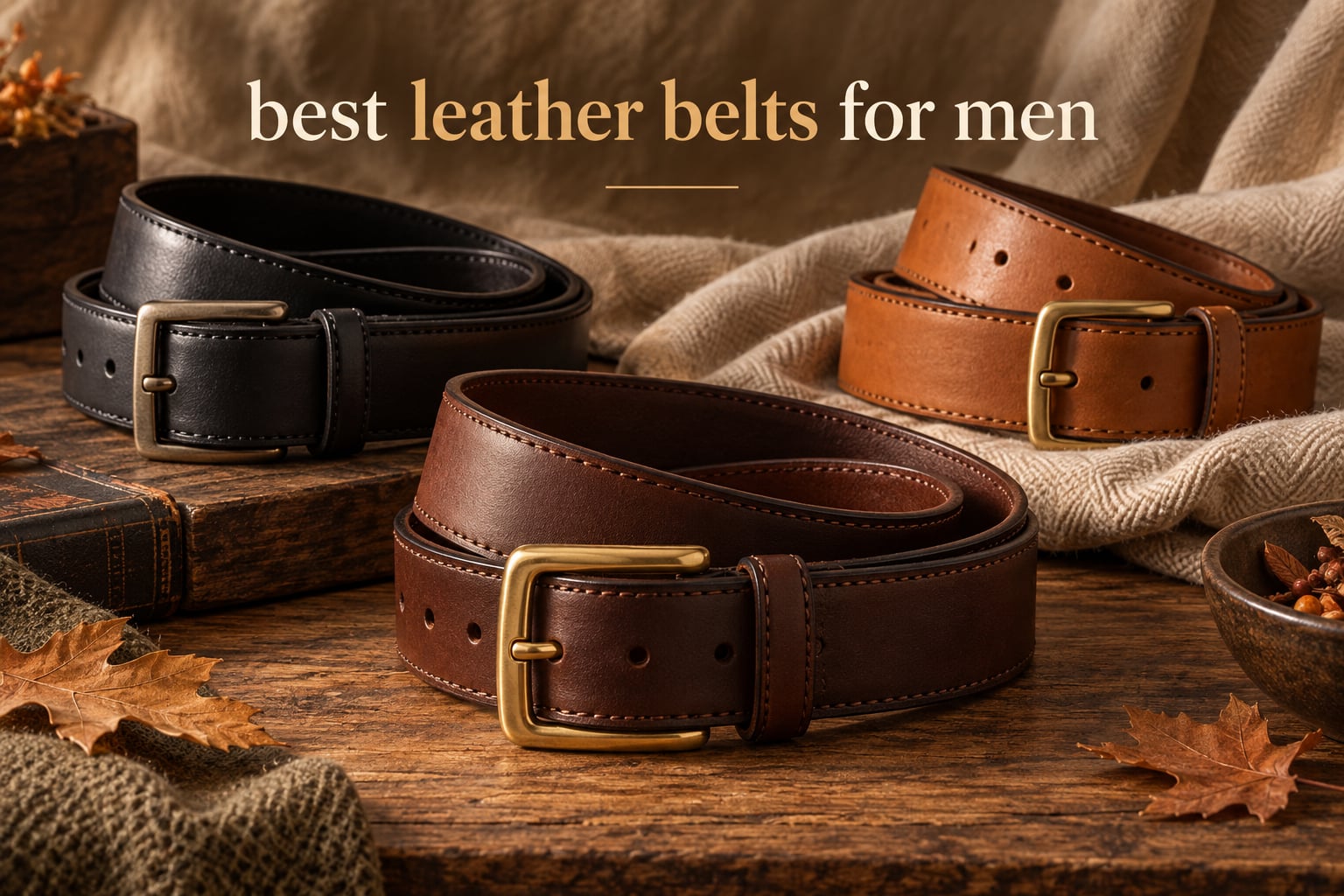 best leather belts for men