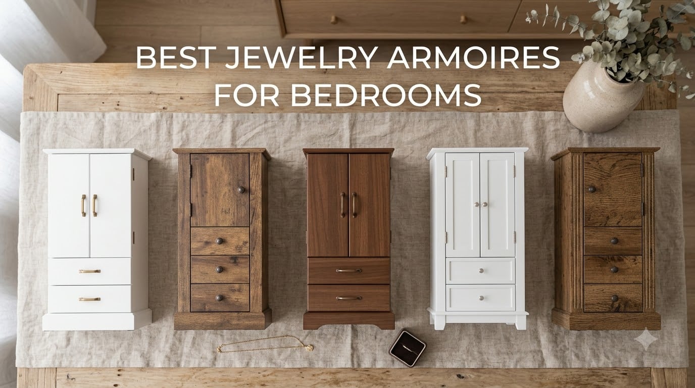 best jewelry armoires for bedrooms